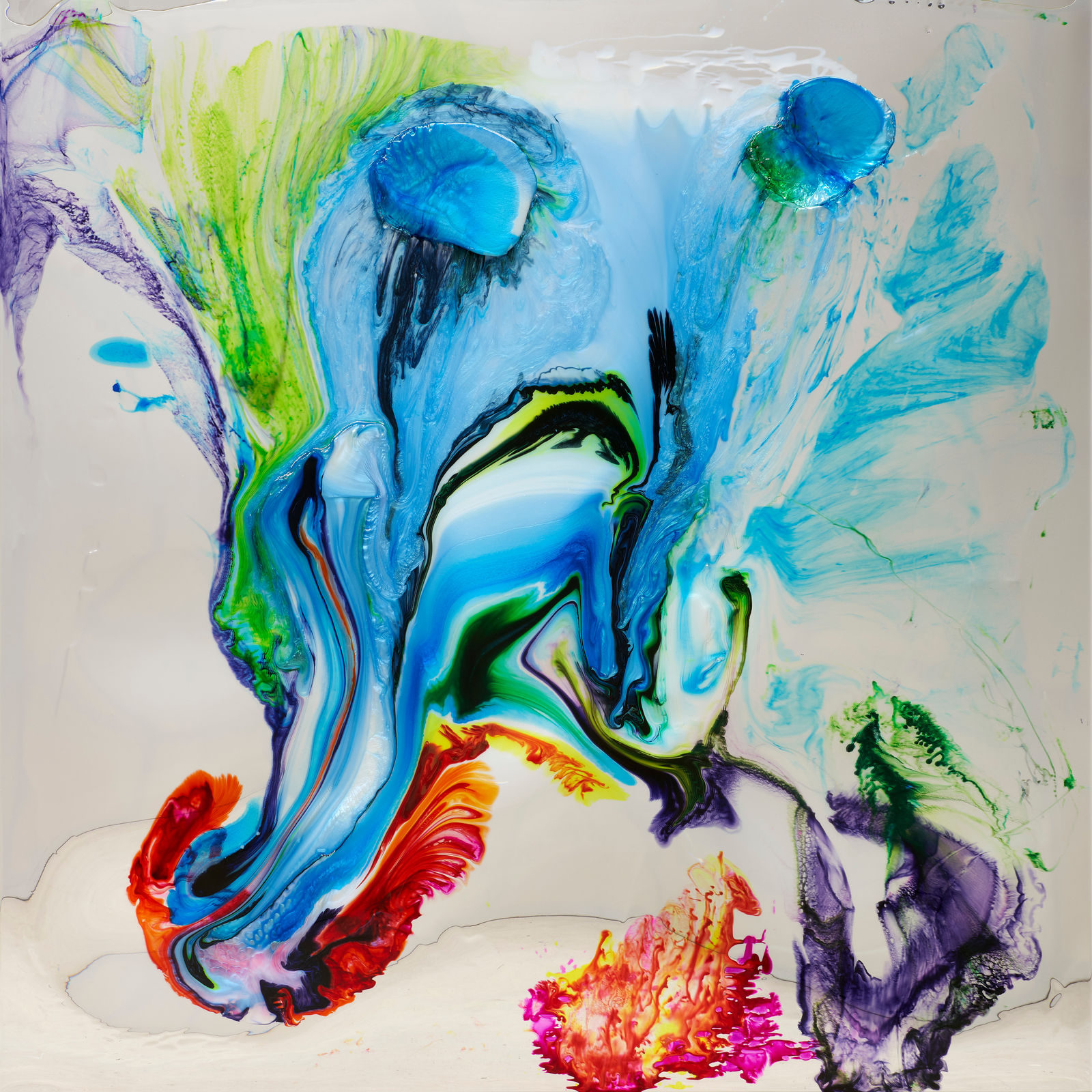 Dale Frank, She often lost all sense of time, dinner, work..., 2023