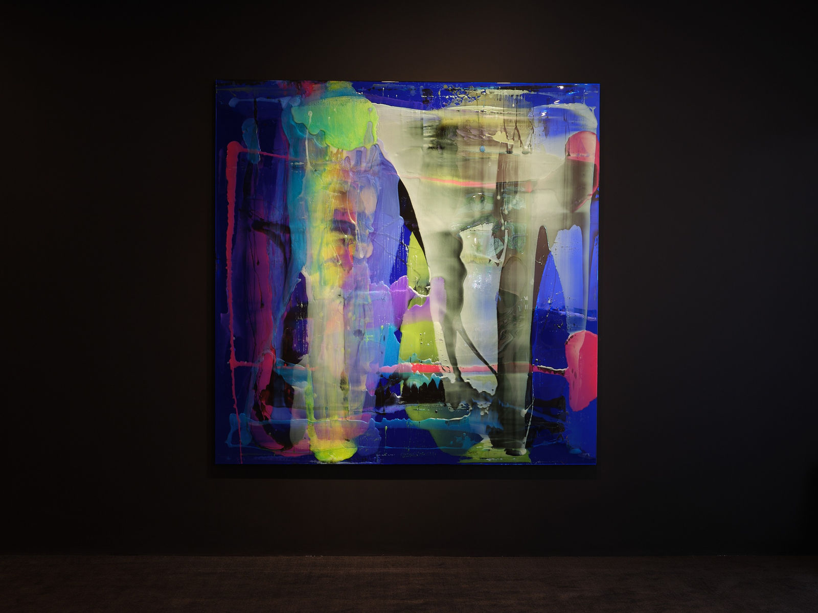 Dale Frank, In the dark the drunken ghosts of masturbations past, 2021