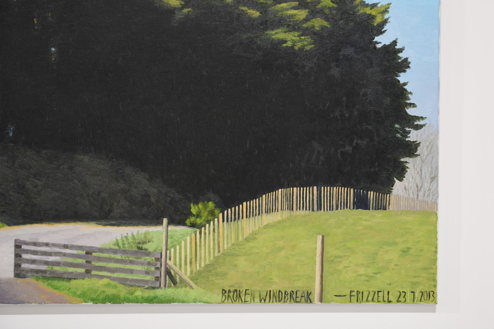 Dick Frizzell, Broken Windbreak, 2013