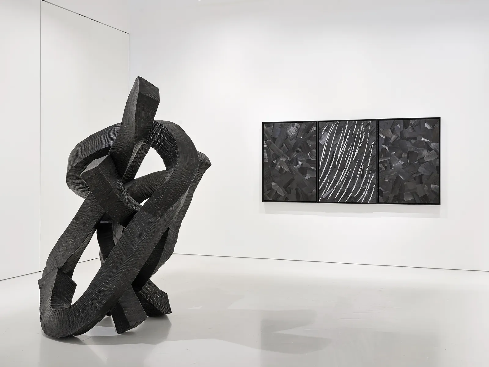 Lee Bae, Issu du feu white line 1J, 2003