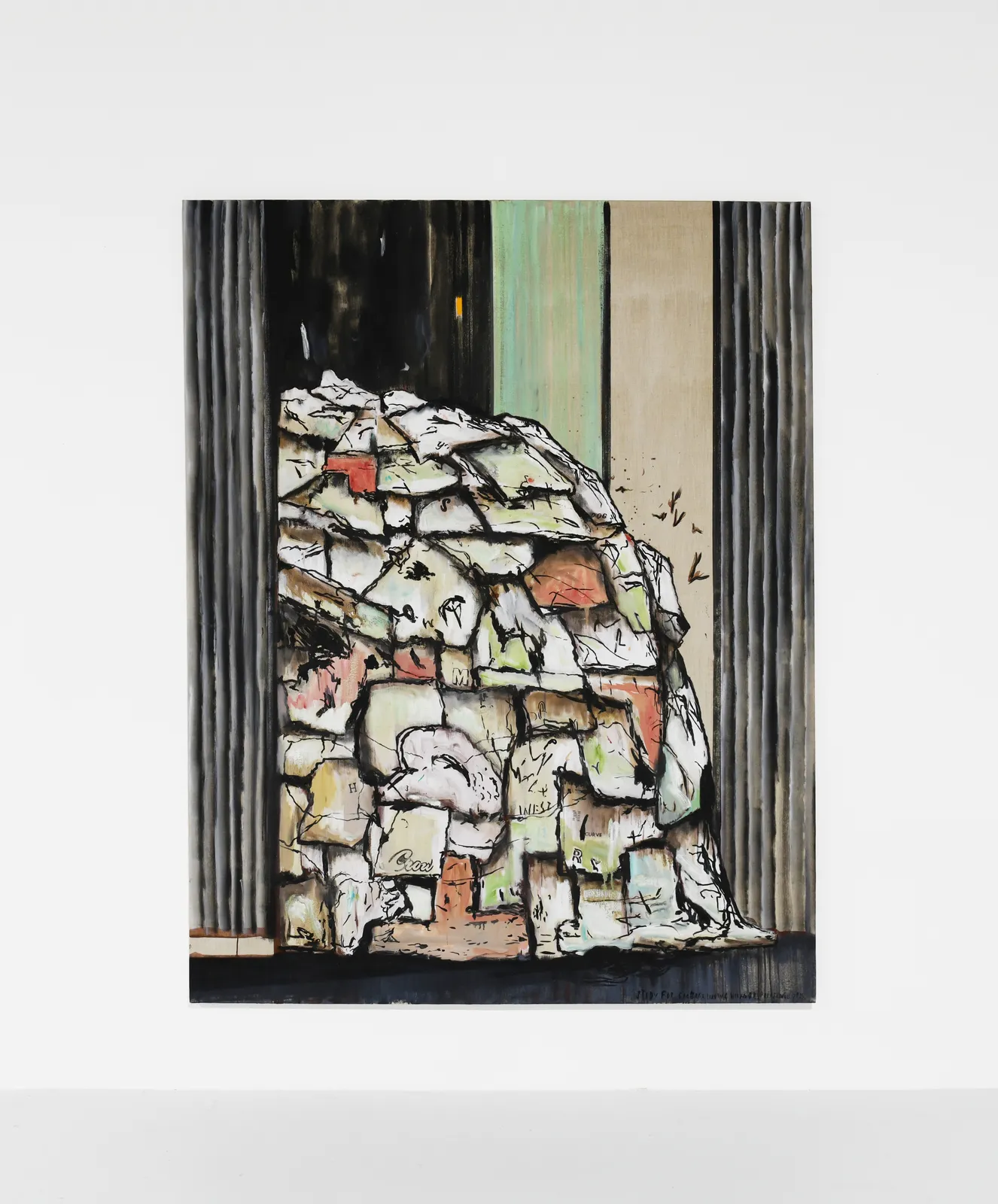 Martin Poppelwell, Study for Garbage Leaving Workshop, 2005