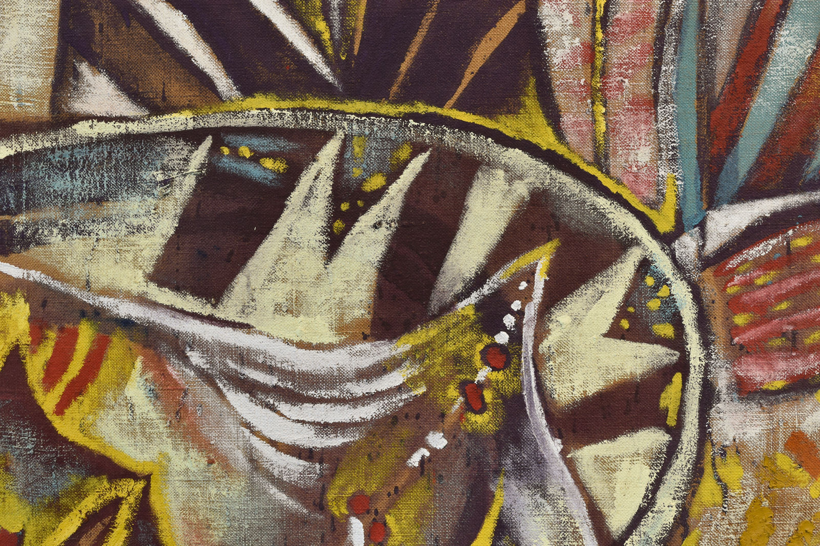 Philip Clairmont, Corner Painting - Table Top (aka Mao Diptych), 1977