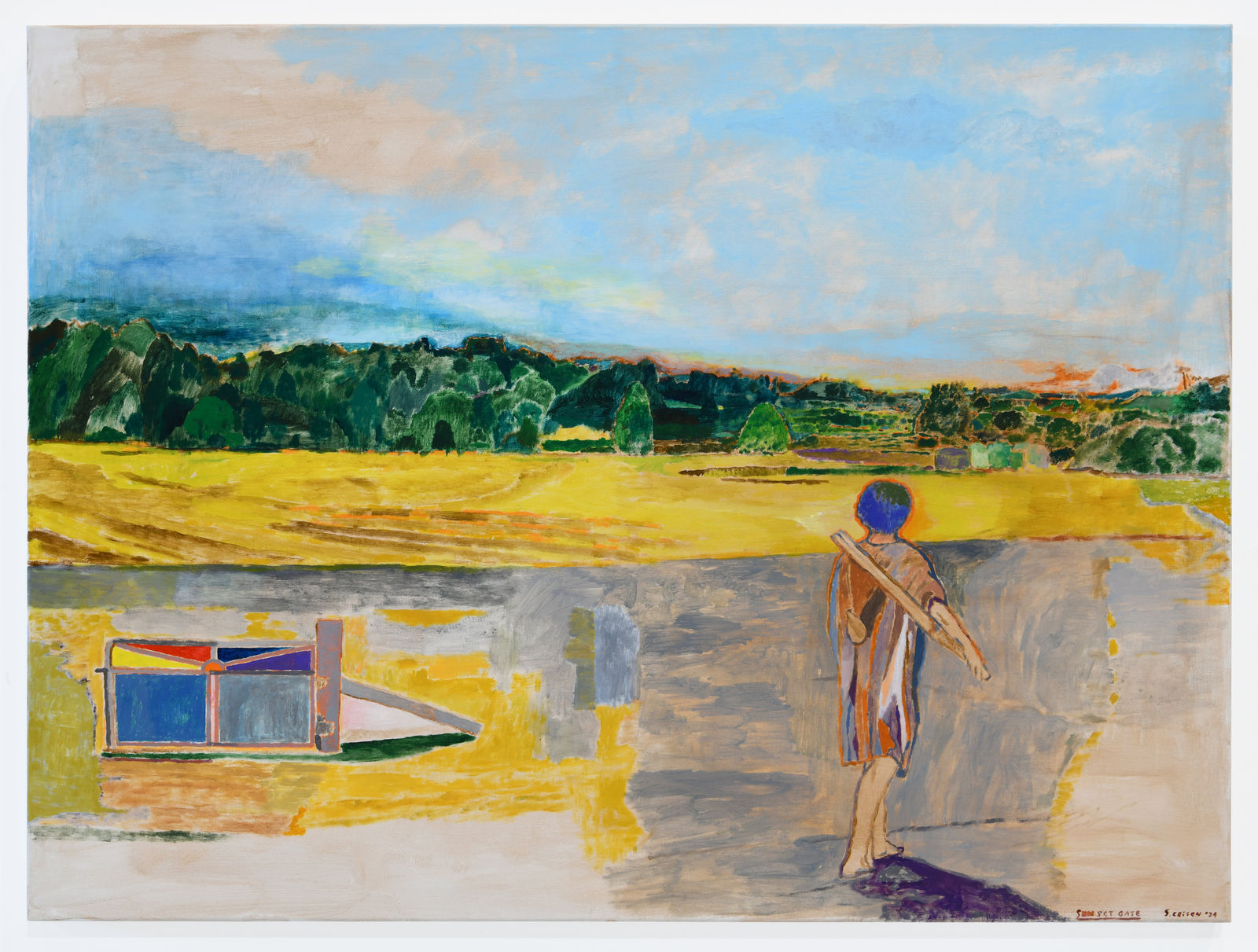 Shane Cotton, Sunset Gate, 2024