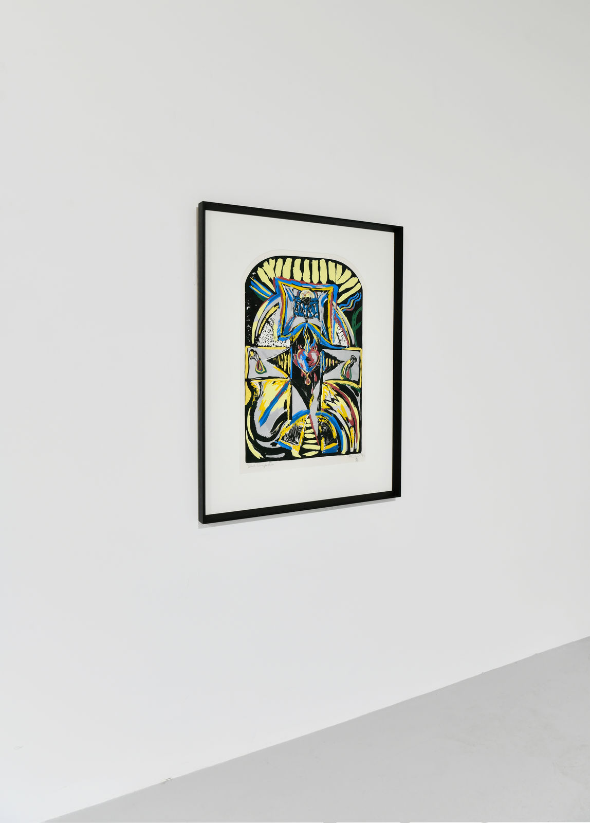 Philip Clairmont, Black Crucifixion, 1981