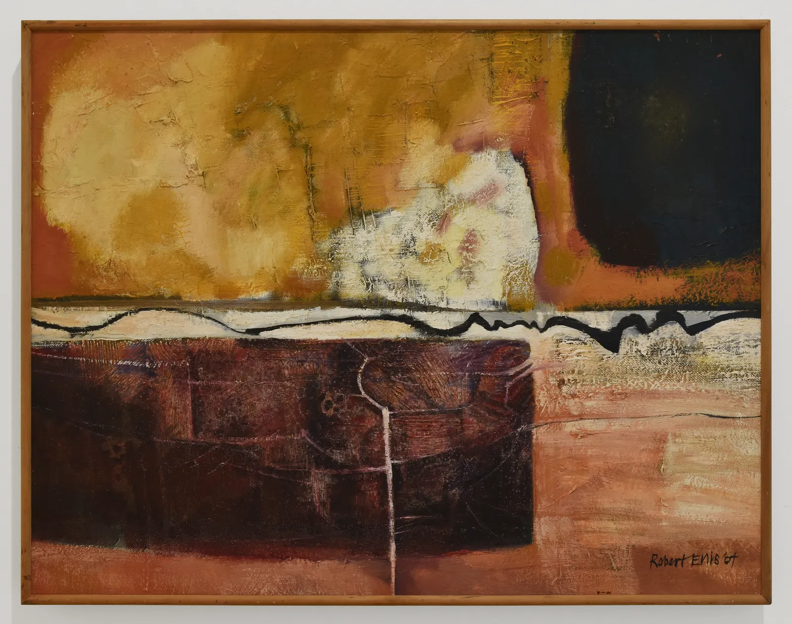 Robert Ellis, City Landscape Traversed by a River, 1964