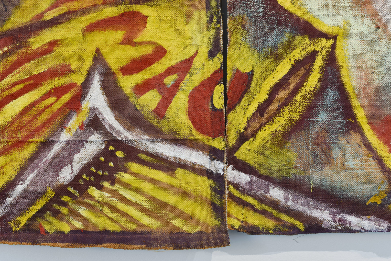 Philip Clairmont, Corner Painting - Table Top (aka Mao Diptych), 1977