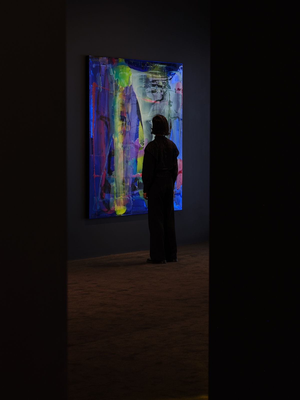 Dale Frank, In the dark the drunken ghosts of masturbations past, 2021