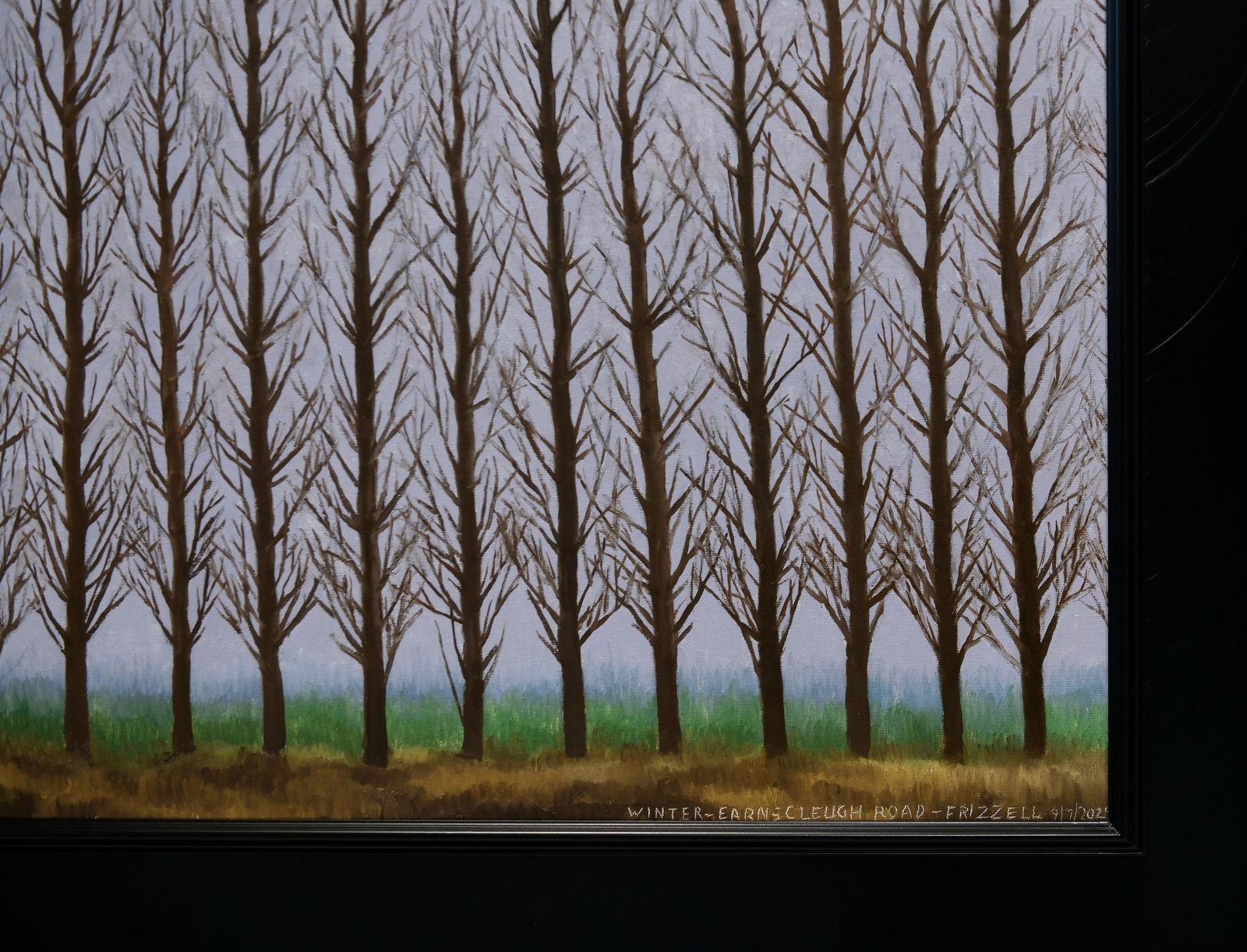 Dick Frizzell, Winter. Earnscleugh Road, 2025