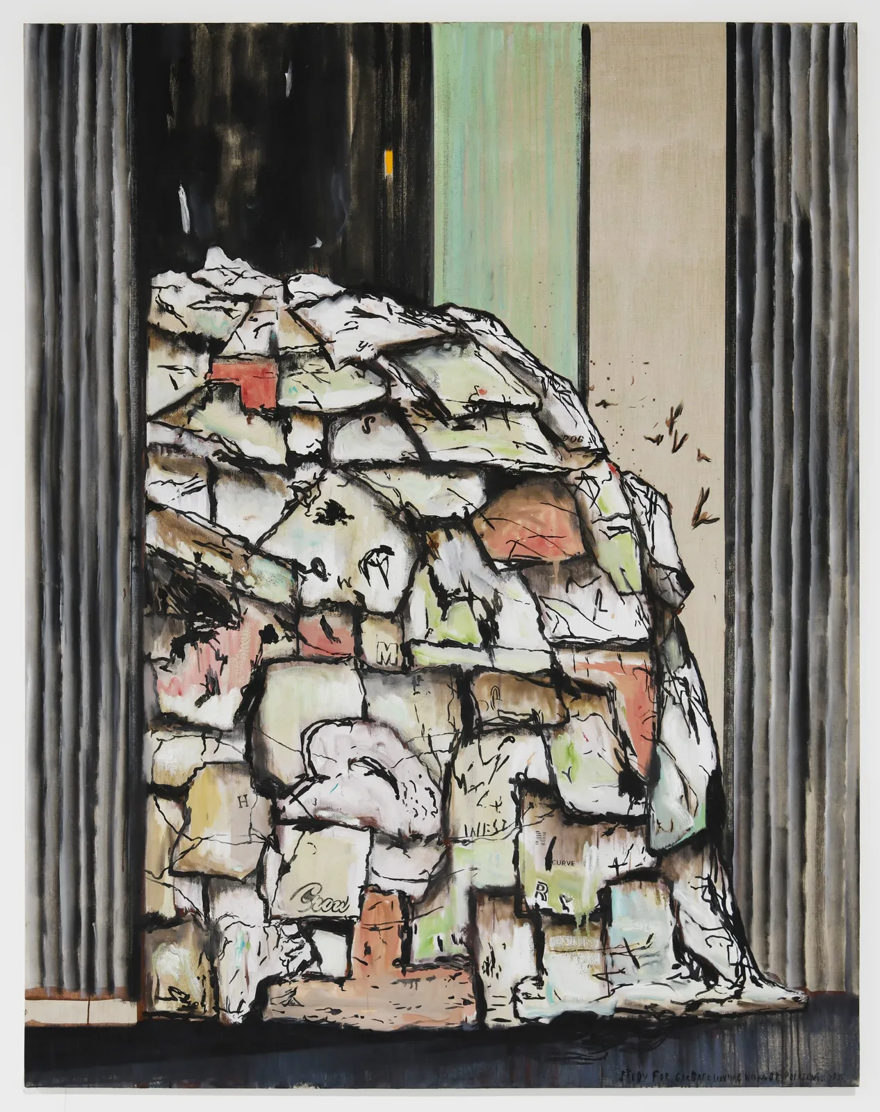 Martin Poppelwell, Study for Garbage Leaving Workshop, 2005