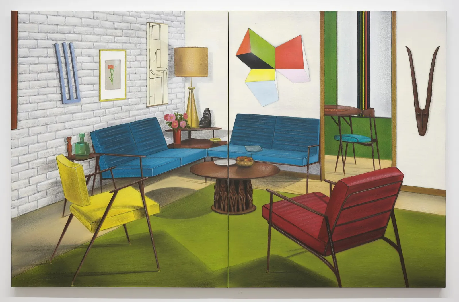 Graham Fletcher, Untitled (Lounge Room Tribalism), 2025