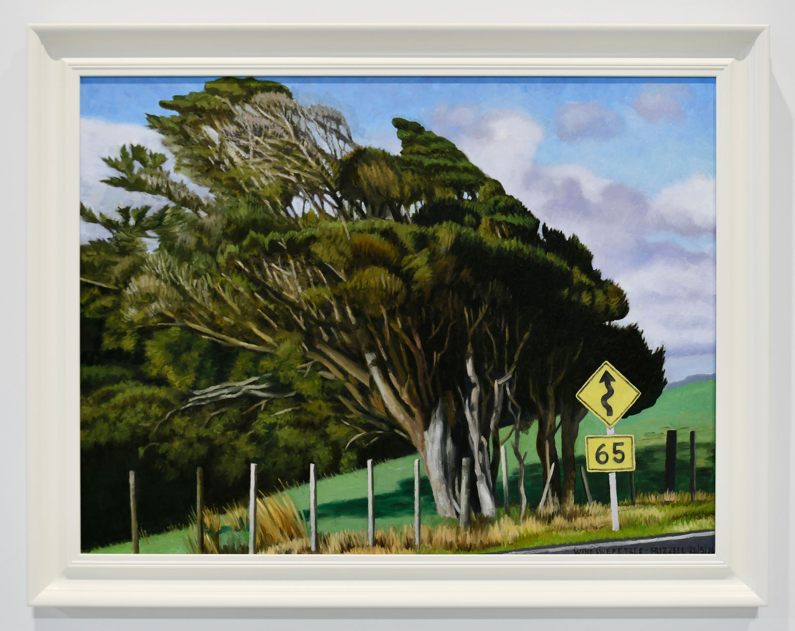 Dick Frizzell, Wind Swept Tree, 2024