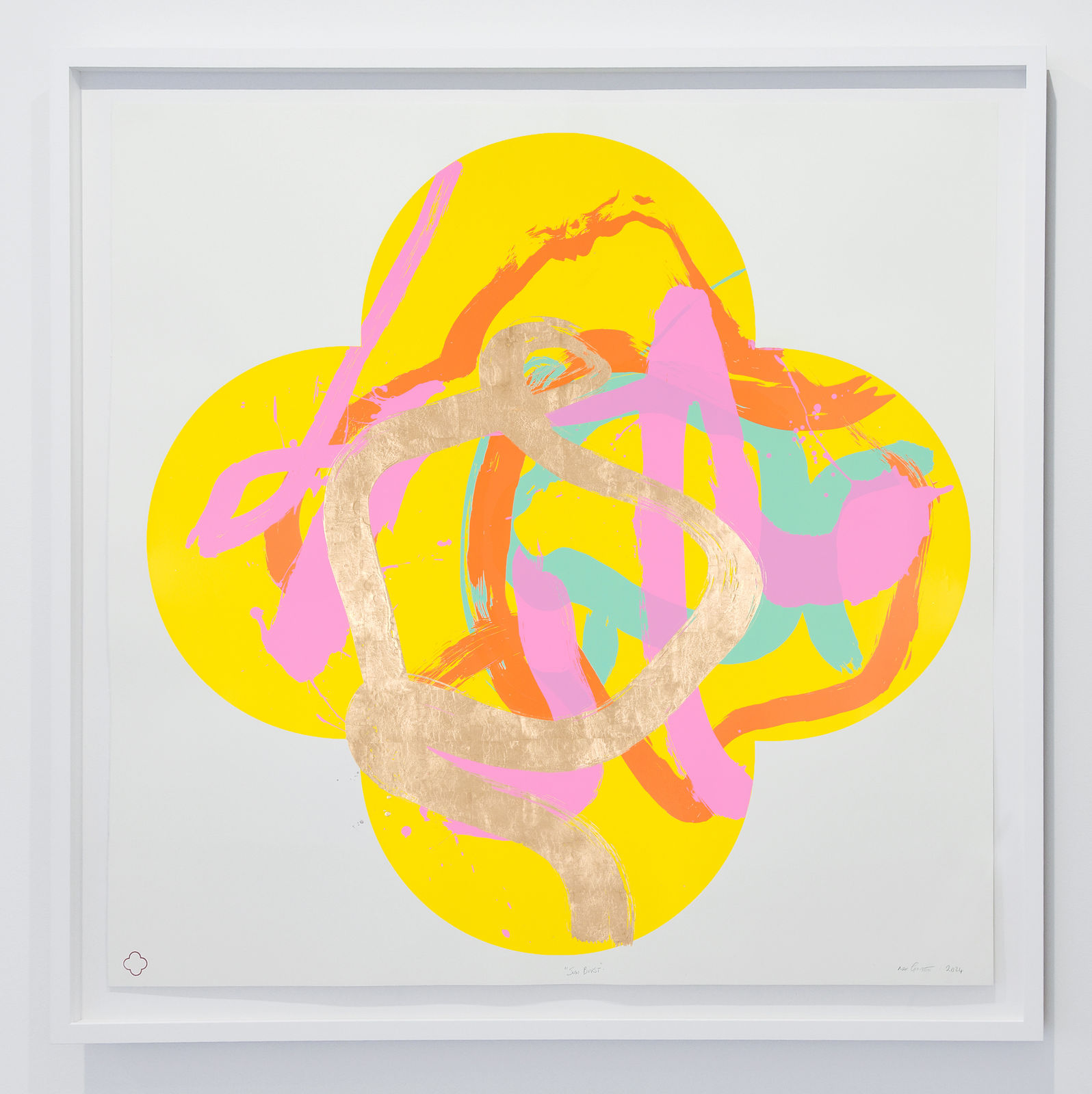 Max Gimblett, Sun Burst, 2024