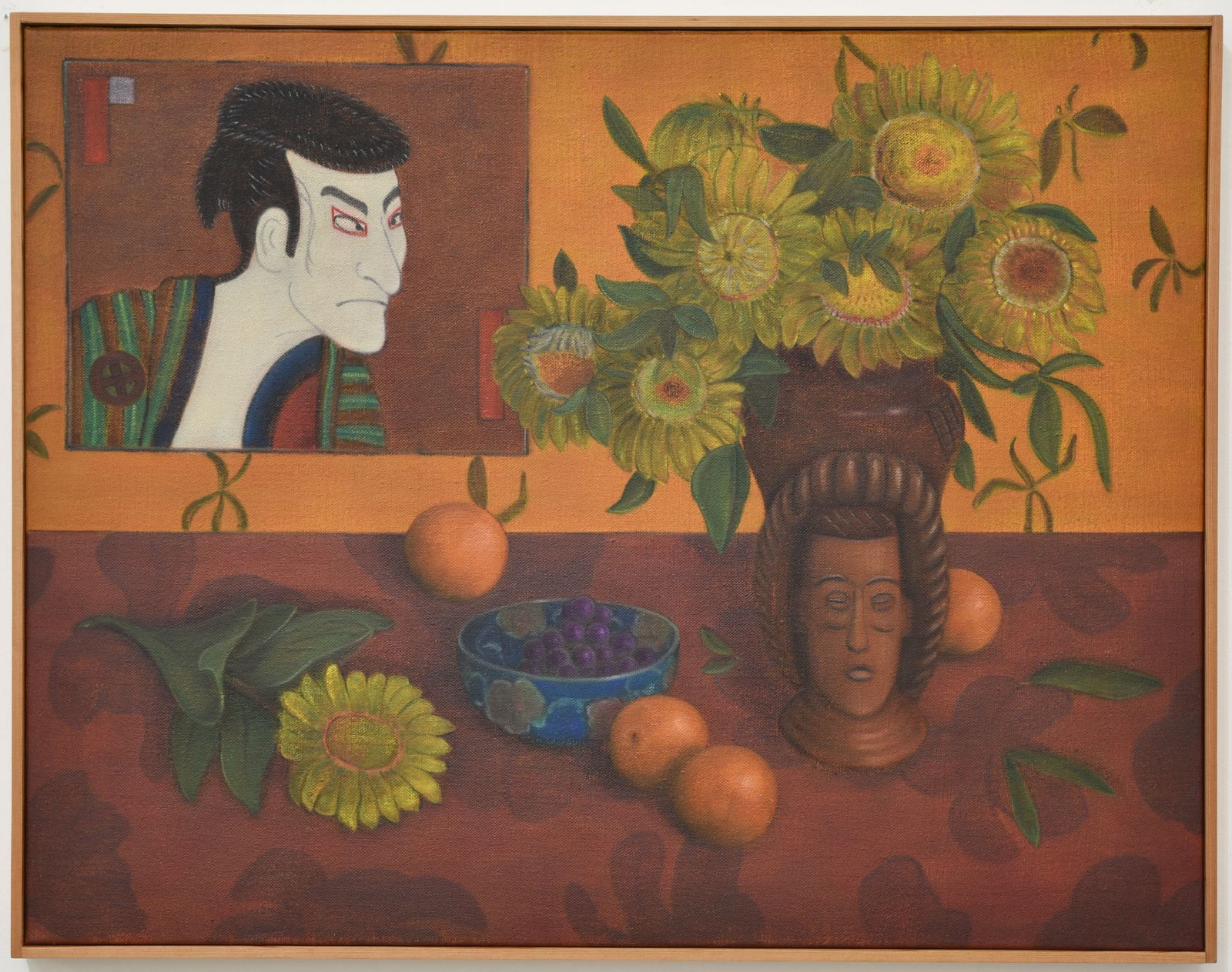 Graham Fletcher, Night Journal (Still Life with Portrait), 2021