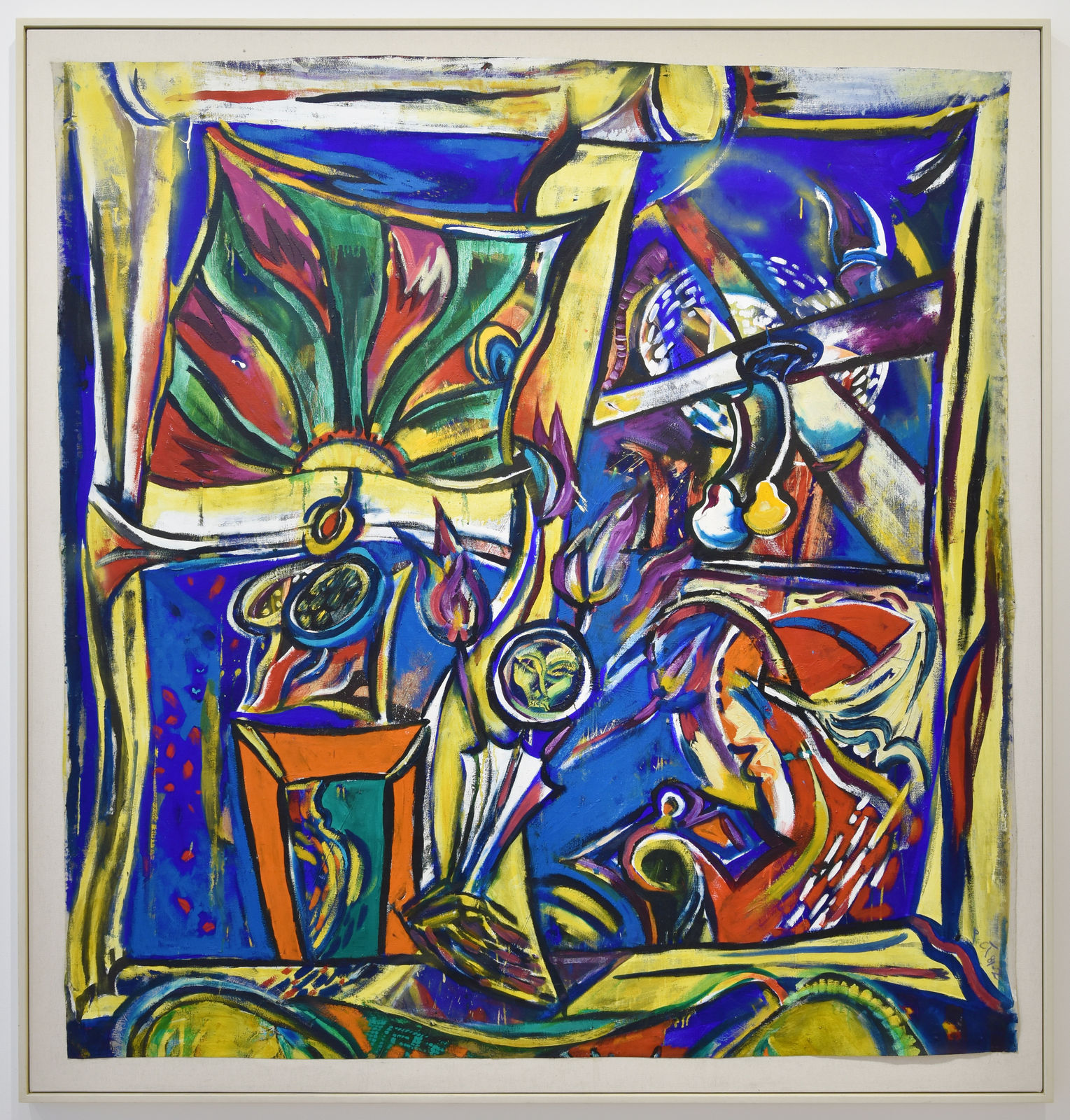 Philip Clairmont, Large Window Painting, 1981-82