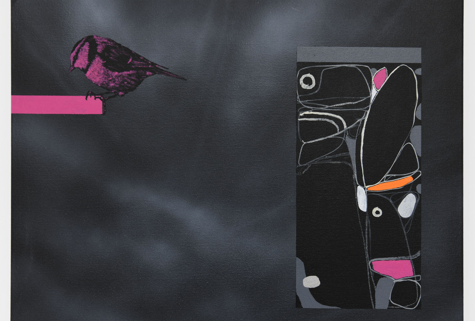 Shane Cotton, Neon Perch, 2014