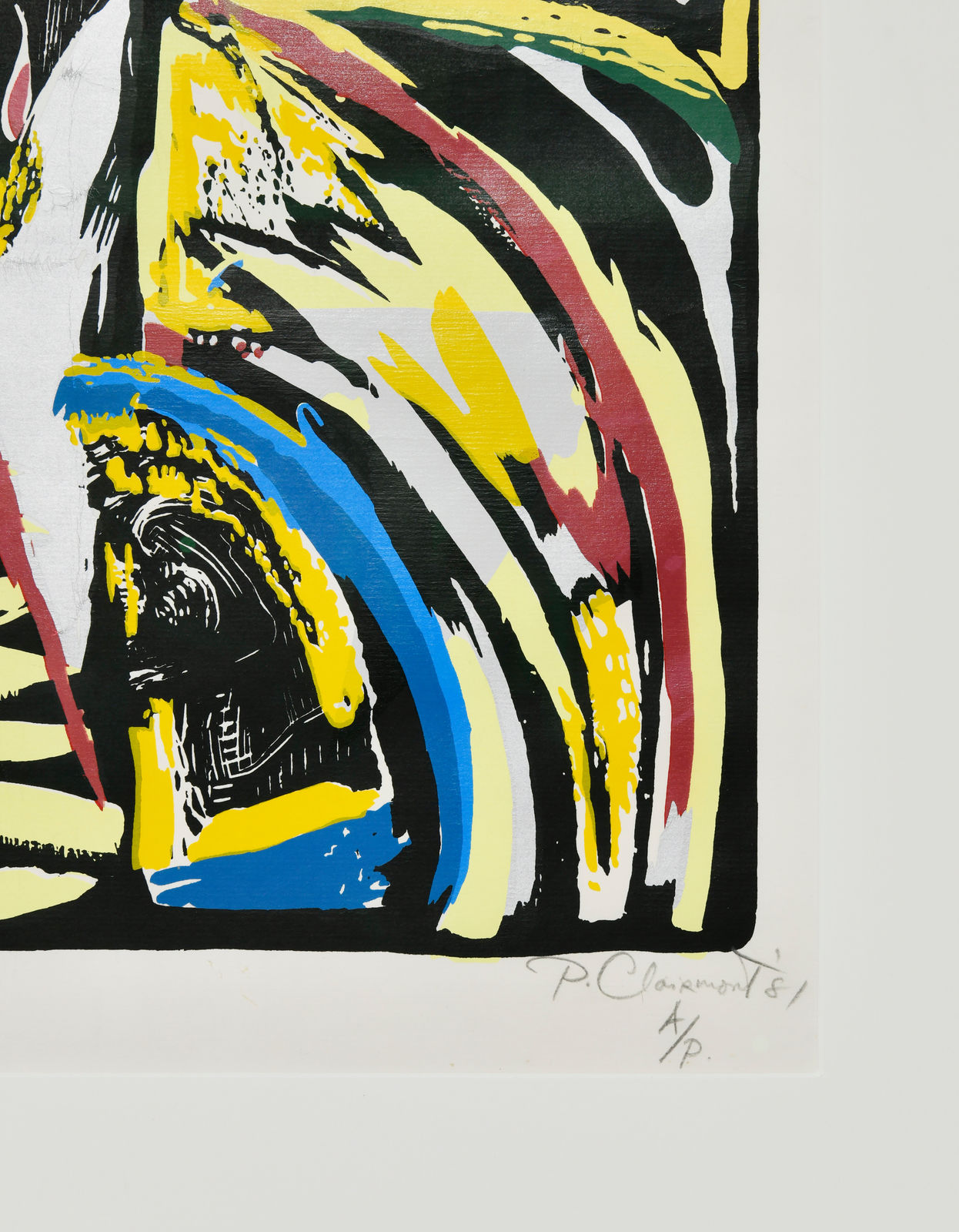 Philip Clairmont, Black Crucifixion, 1981