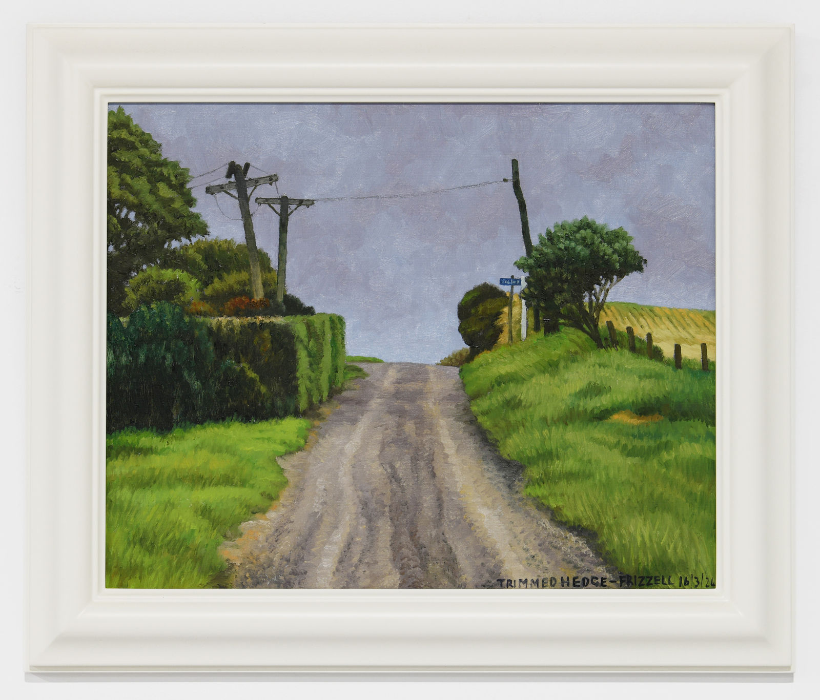 Dick Frizzell, Trimmed Hedge, 2024