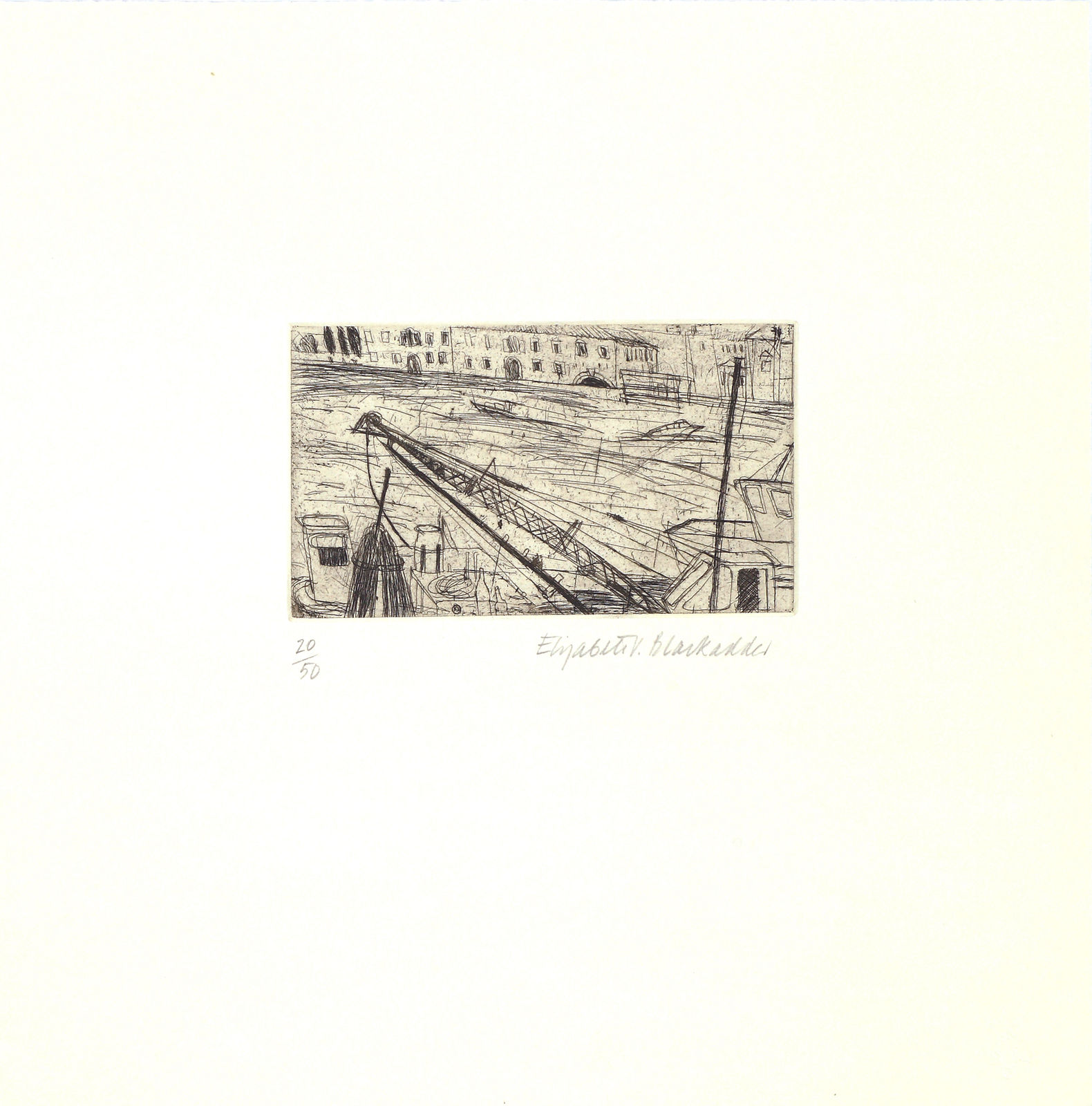 Elizabeth Blackadder, Venice: High Tide, 2000