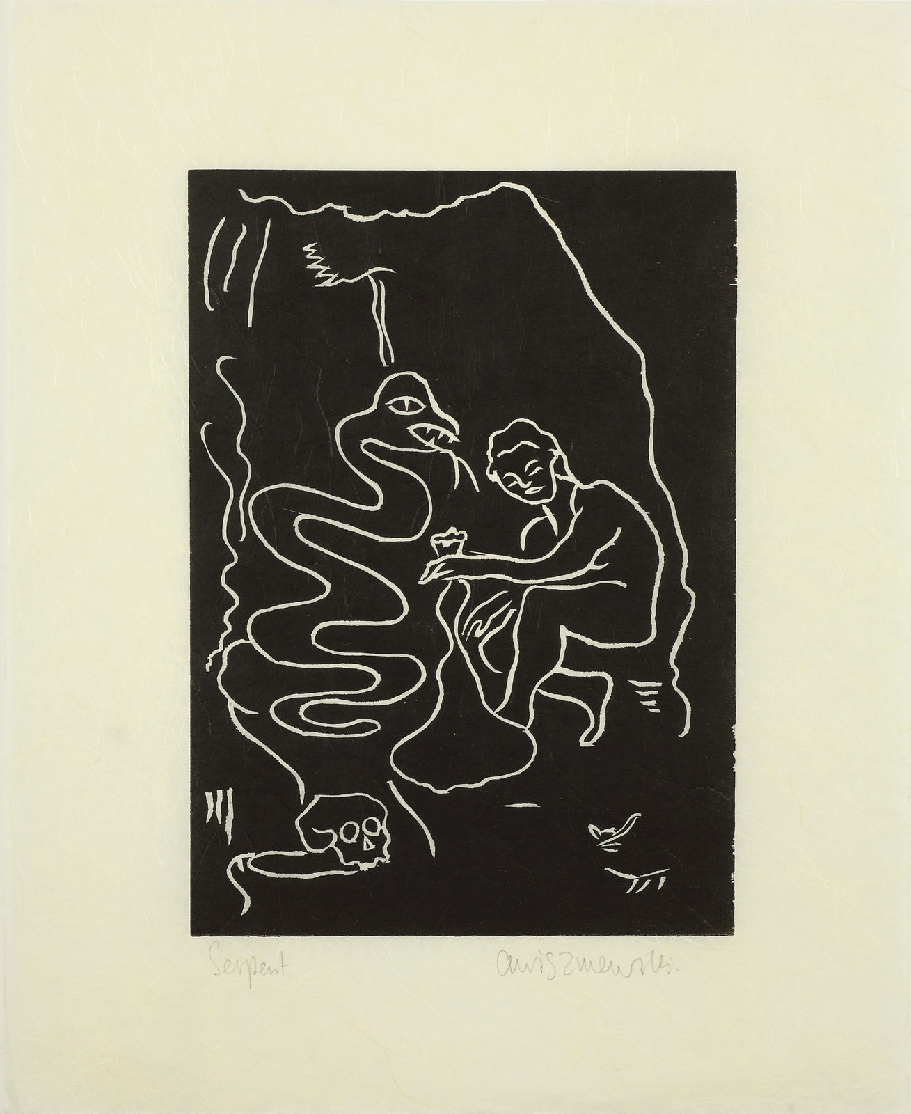 Adrian Wiszniewski, Snake, The Girl, the Boy and the Hag, 2007