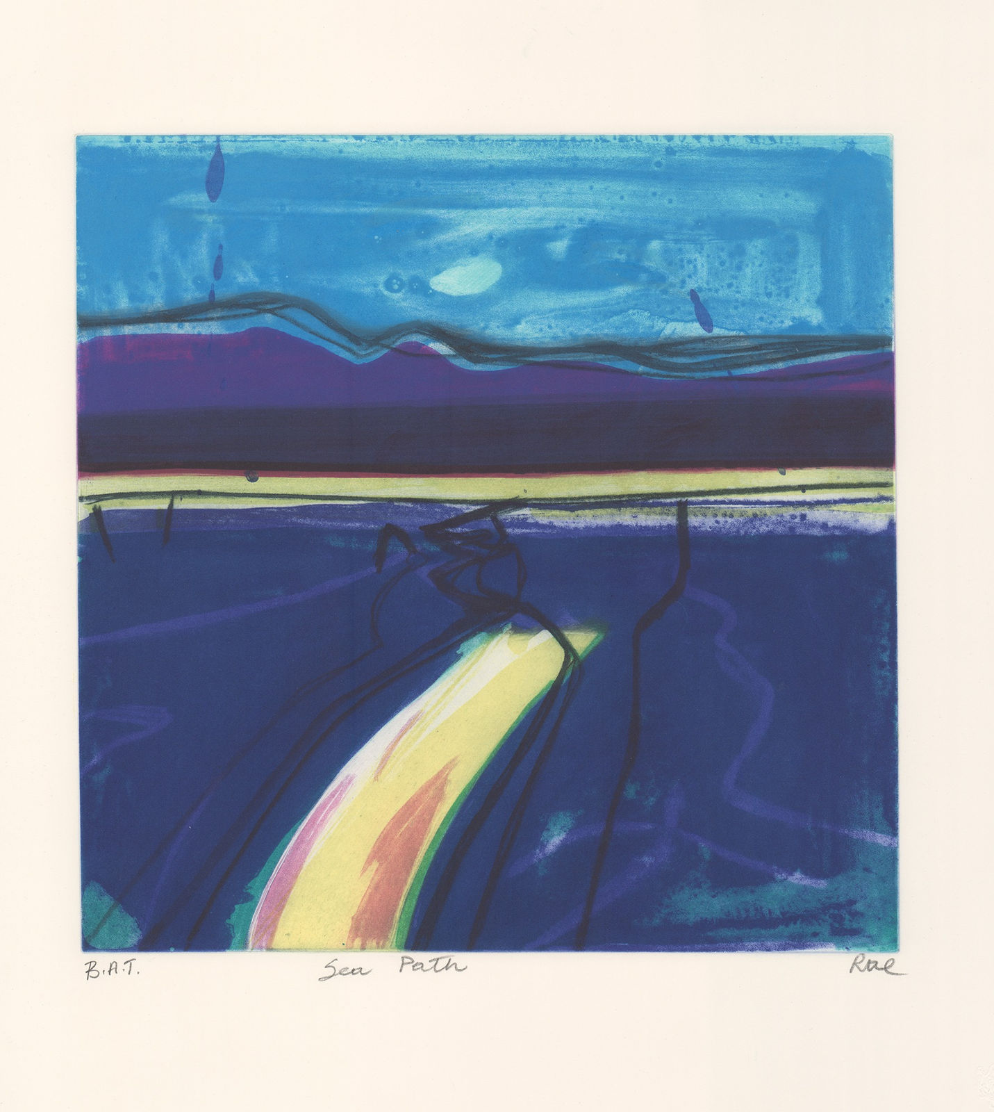 Barbara Rae, Sea Path, 2022