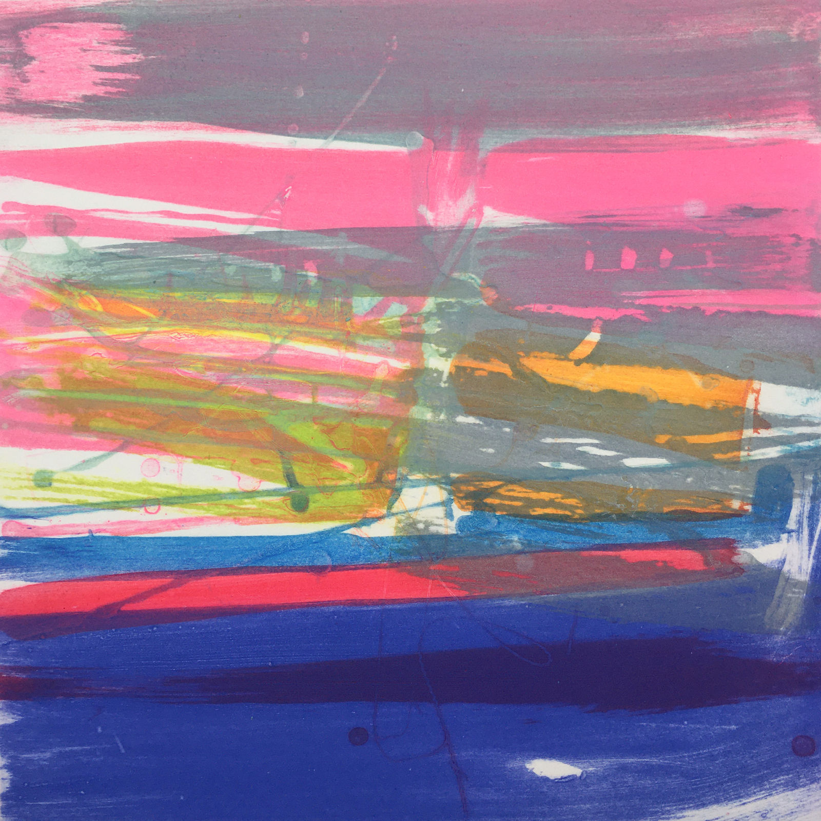 Barbara Rae, Sea Cliff (1), 2019