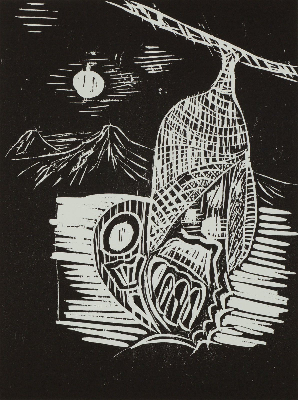 Steven Campbell, Being Born, 2004