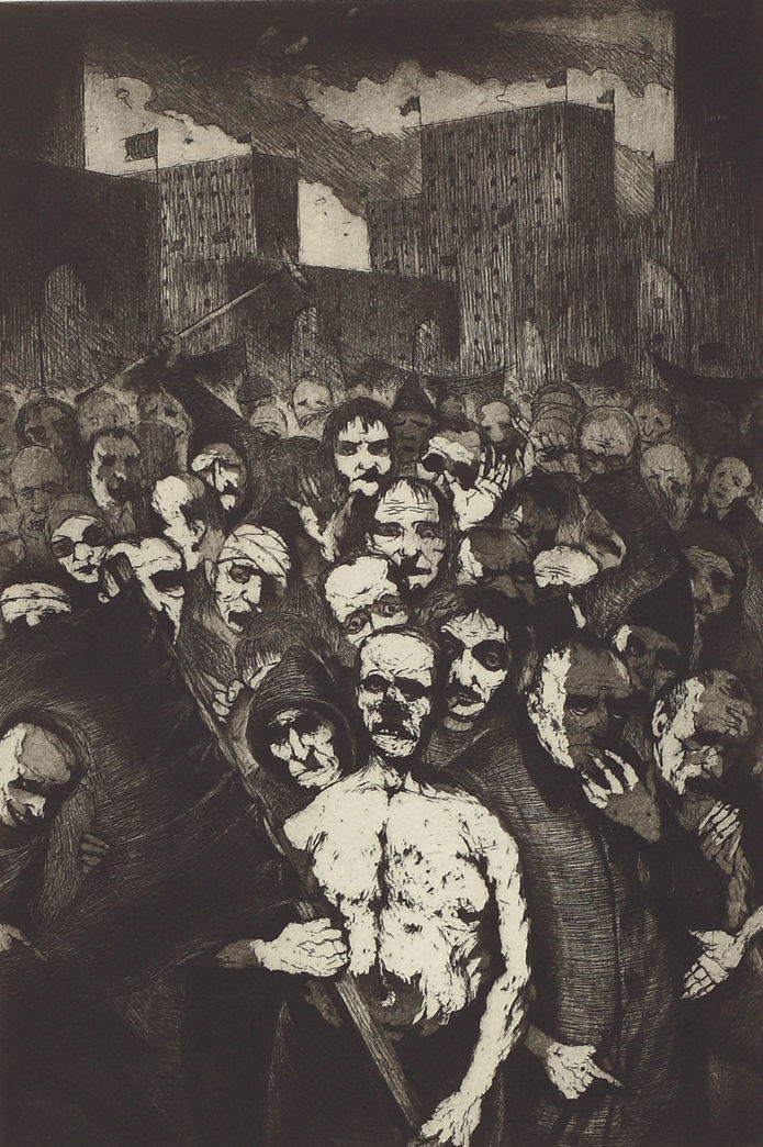Ken Currie, The Crowd is a Many-Headed Monster, 1991