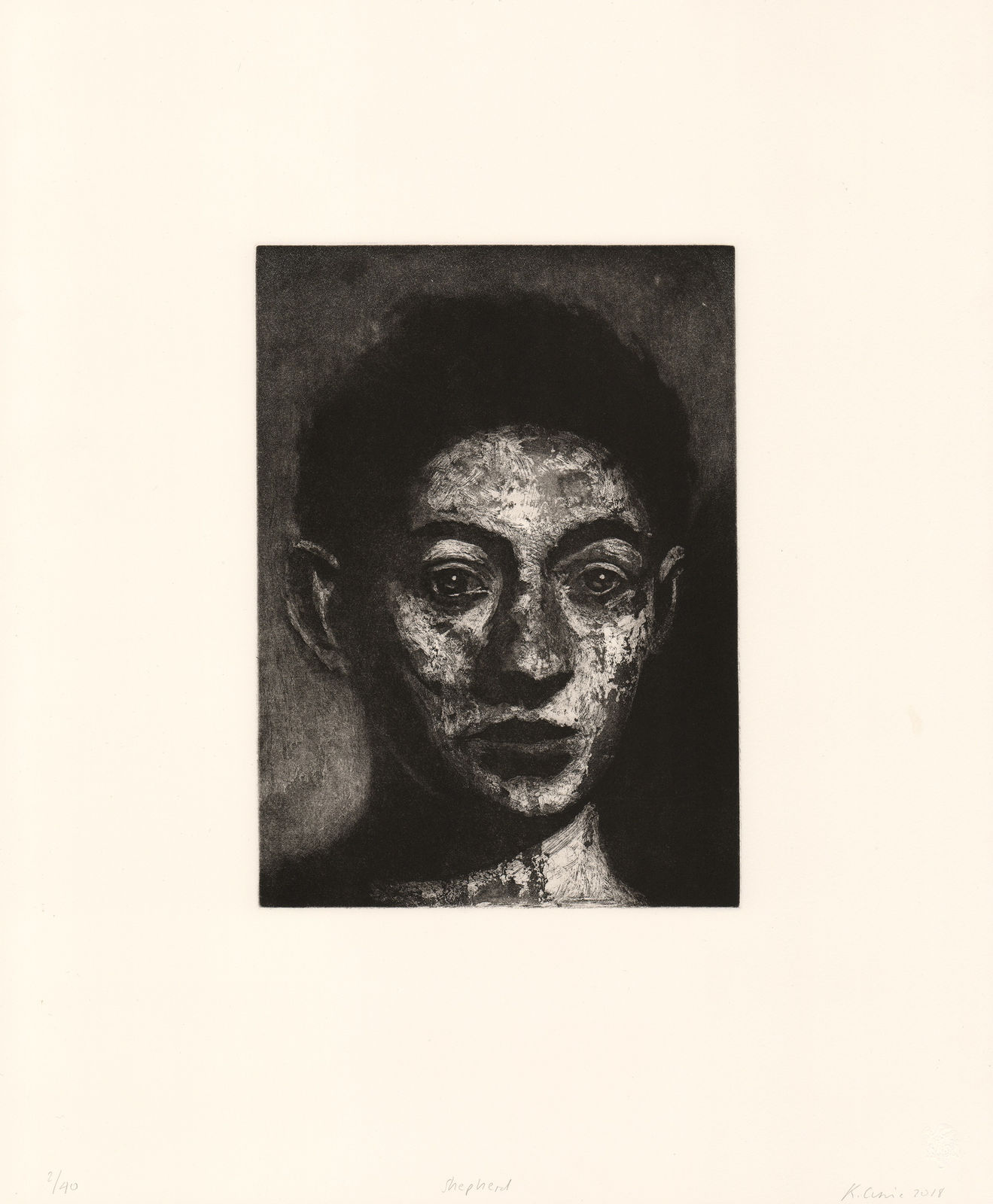 Ken Currie, Shepherd, 2018