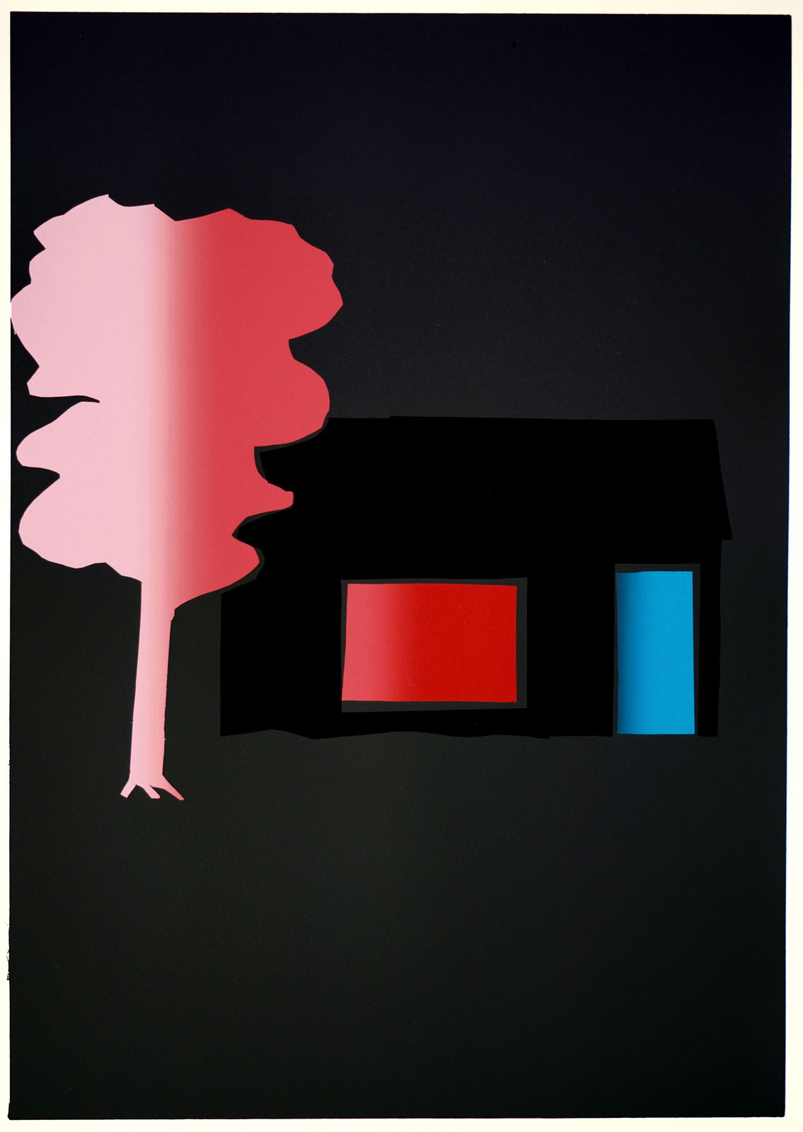 Tom Hammick, Pink Tree, 2020