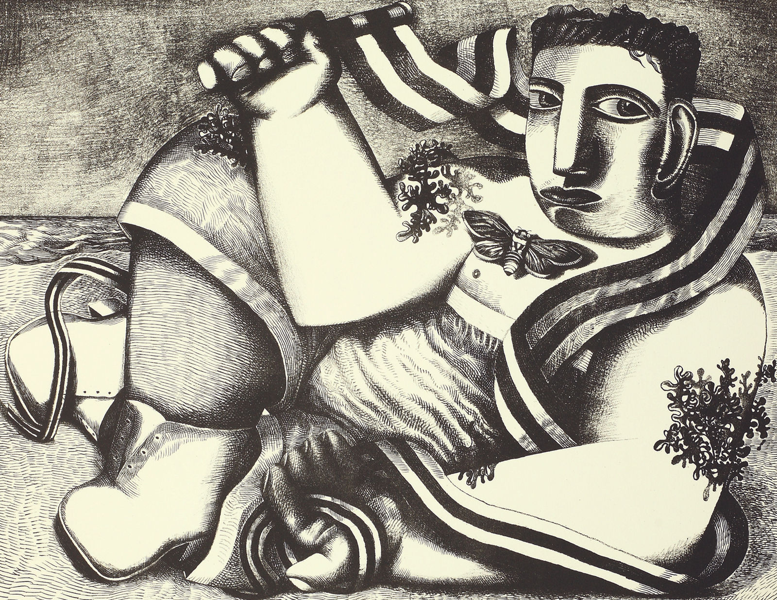 John Byrne, Boy with Moth, 1994