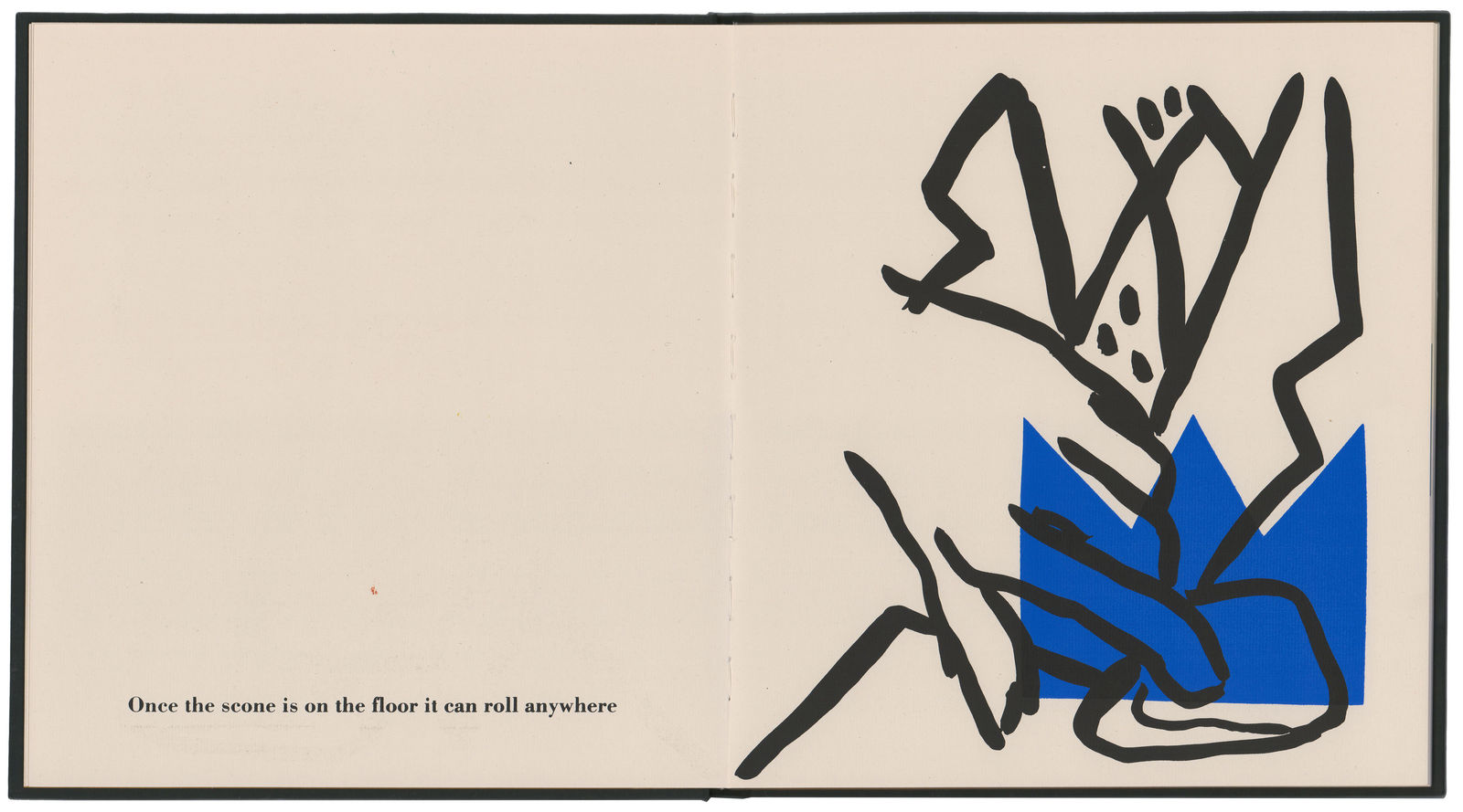 Bruce McLean, a scone off a plate, 1990