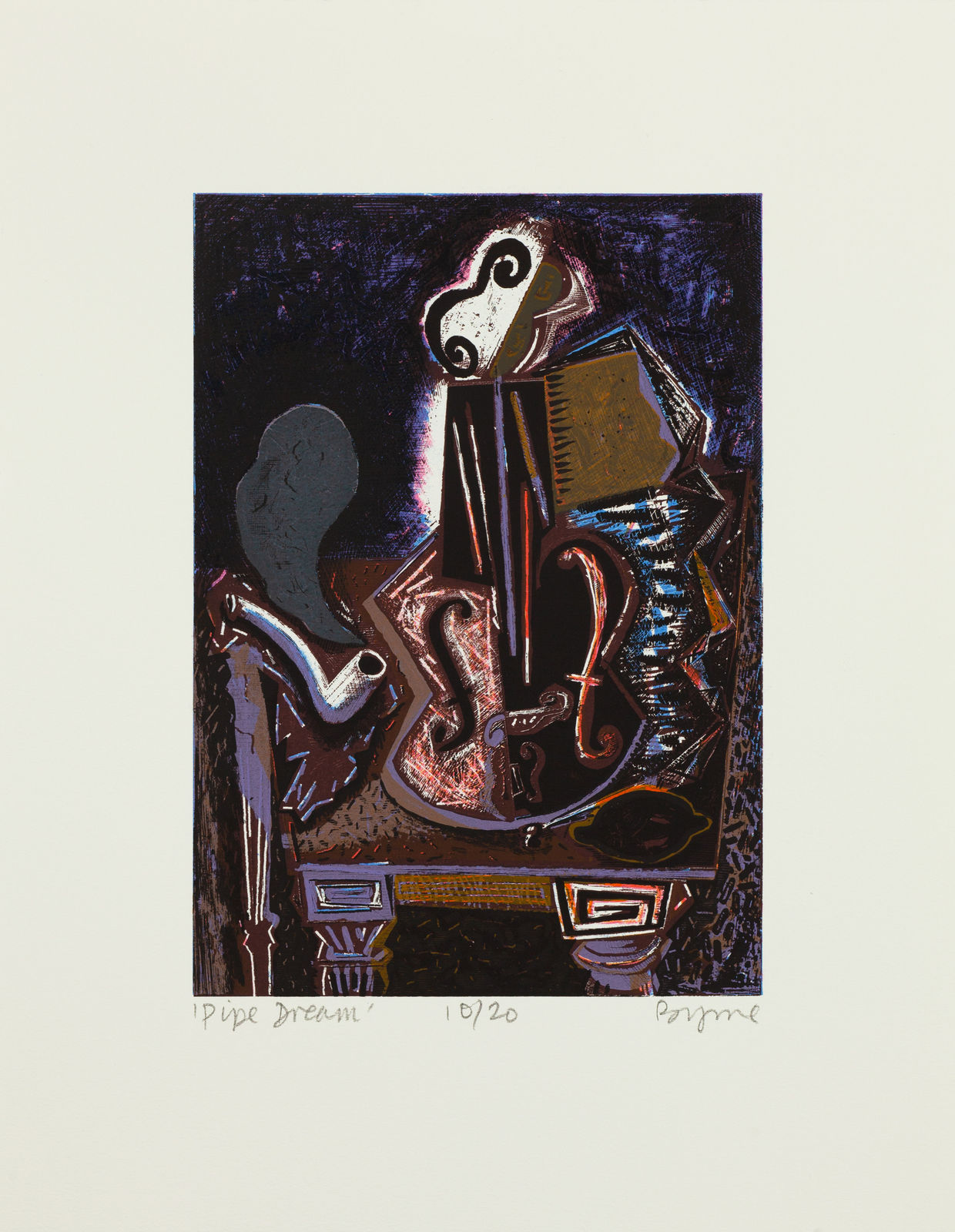 John Byrne, Pipe Dream (Purple), 2001