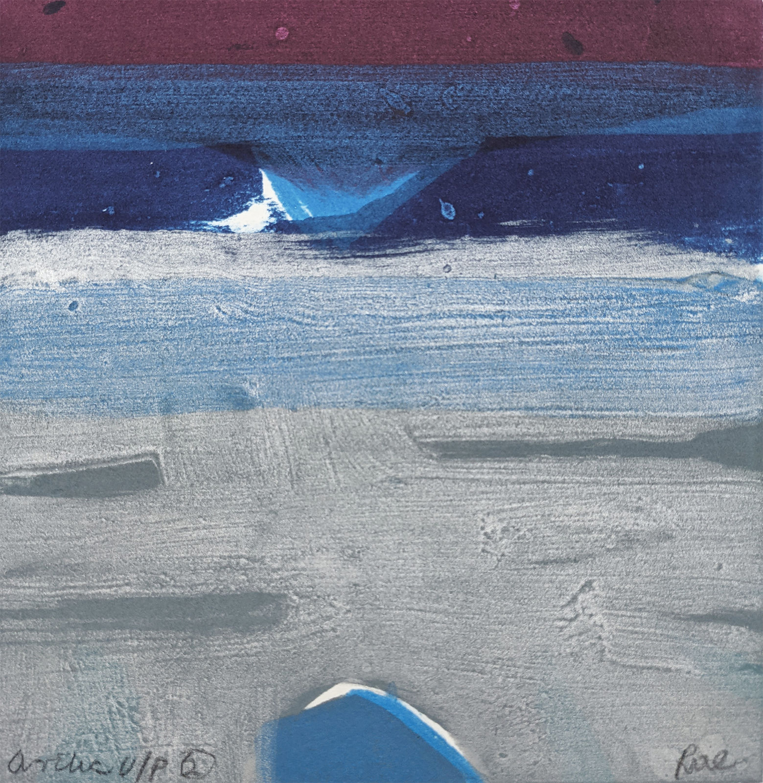Barbara Rae, Arctic, 2019