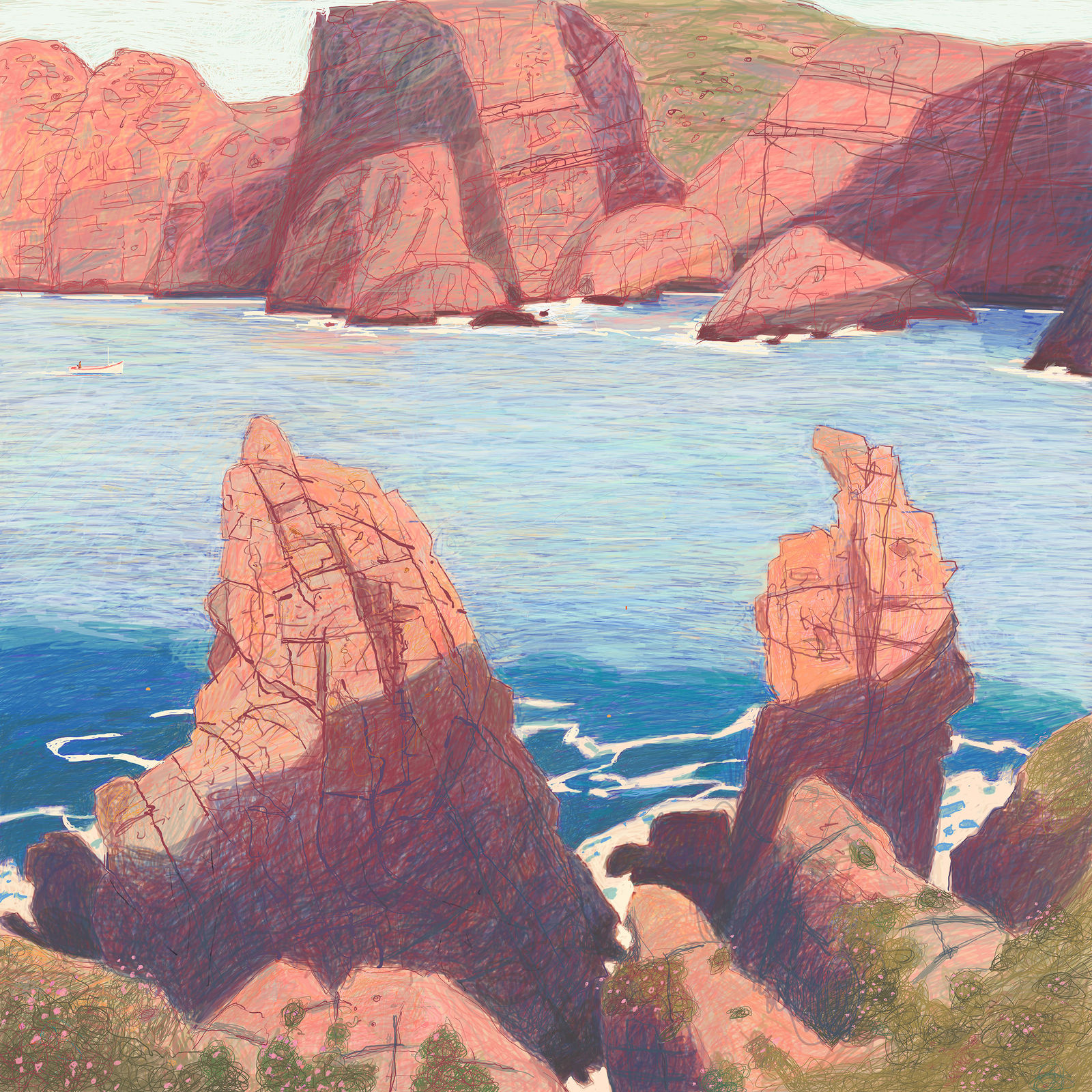 Niall Naessens, Sea Stacks Tory Island, 2023