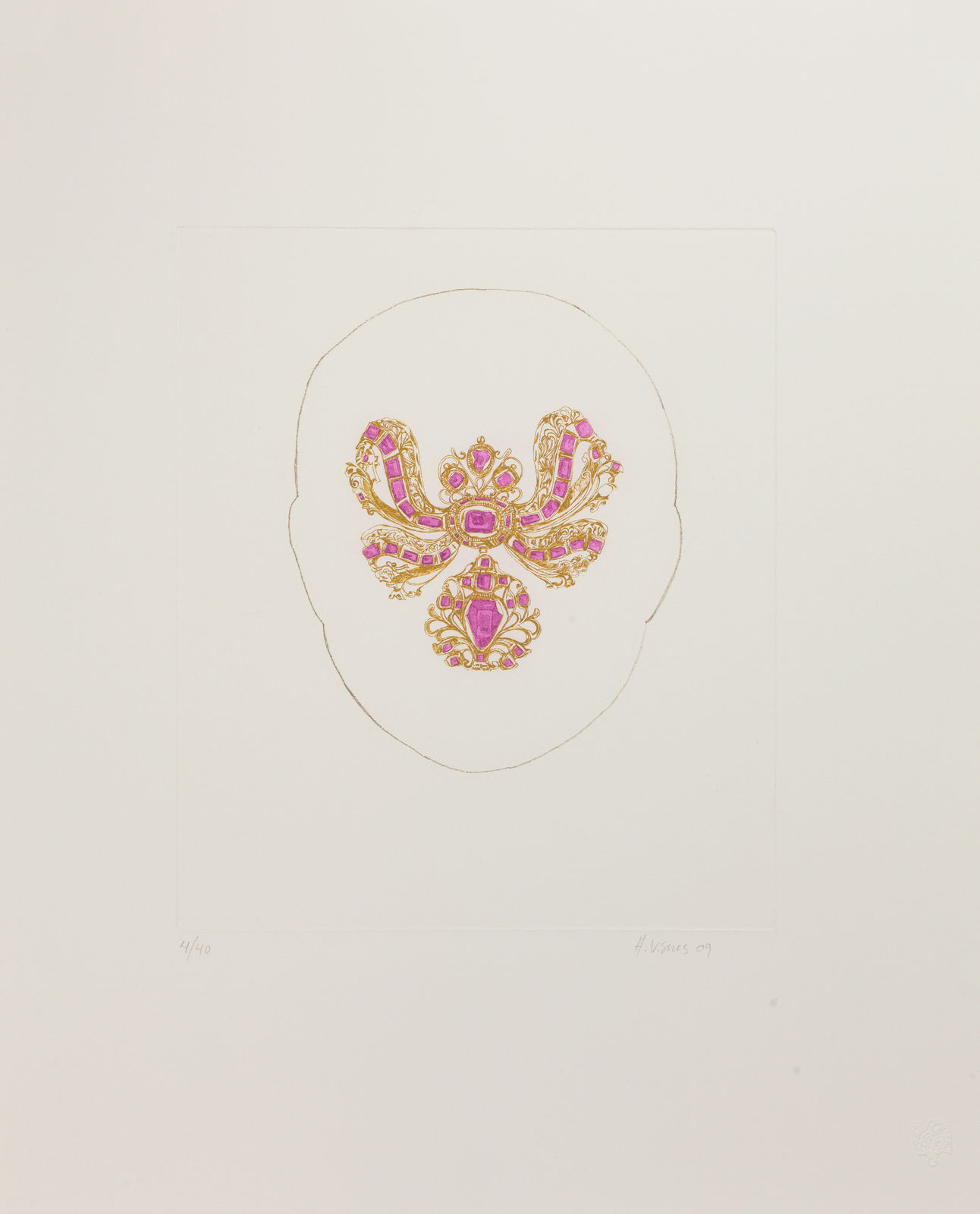 Hanneline Visnes, Portrait (Pink), 2009