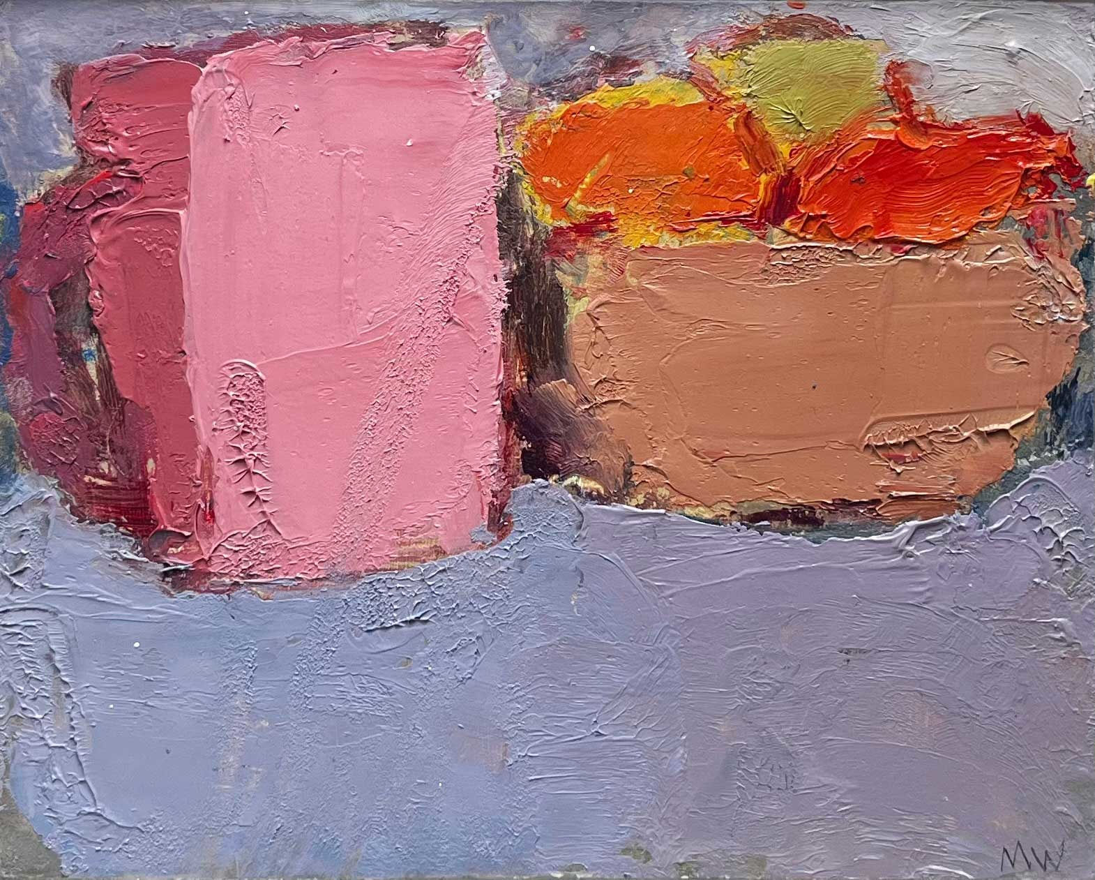 Michael Weller, Pink Mug With Apples, 18th December