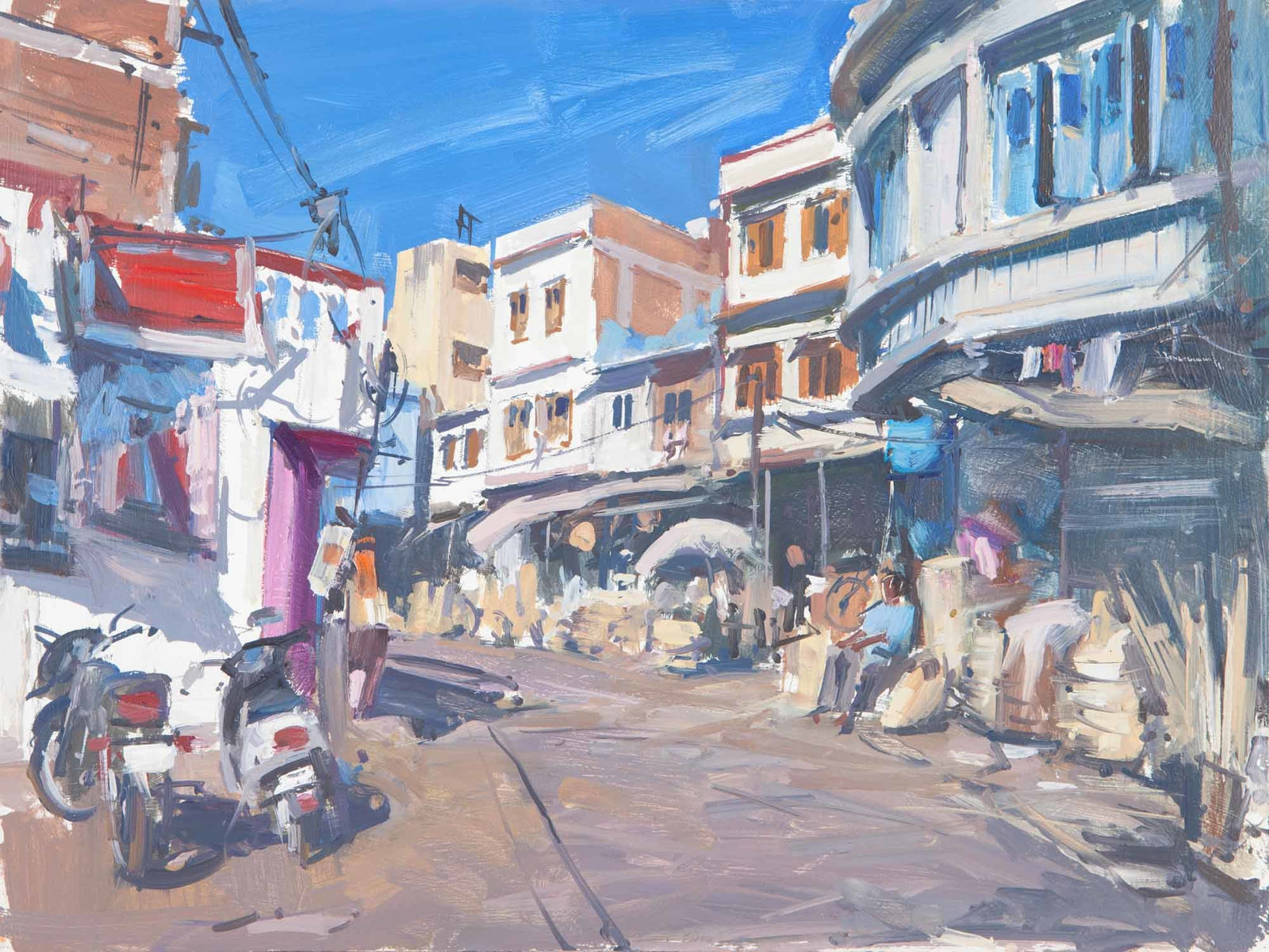 Tom Hoar, The Basket Weavers, Midday