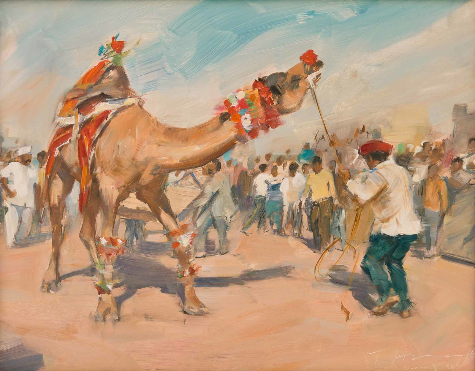 Tom Hoar, Camel Dancing I, Nagaur Fair I