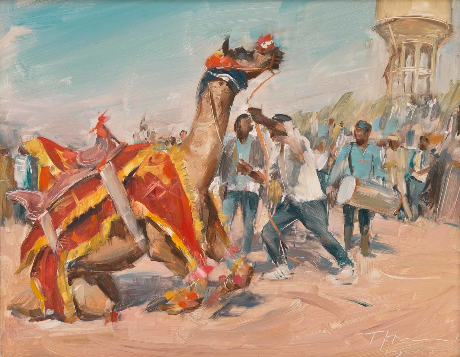 Tom Hoar, Camel Dancing II, Nagaur Fair