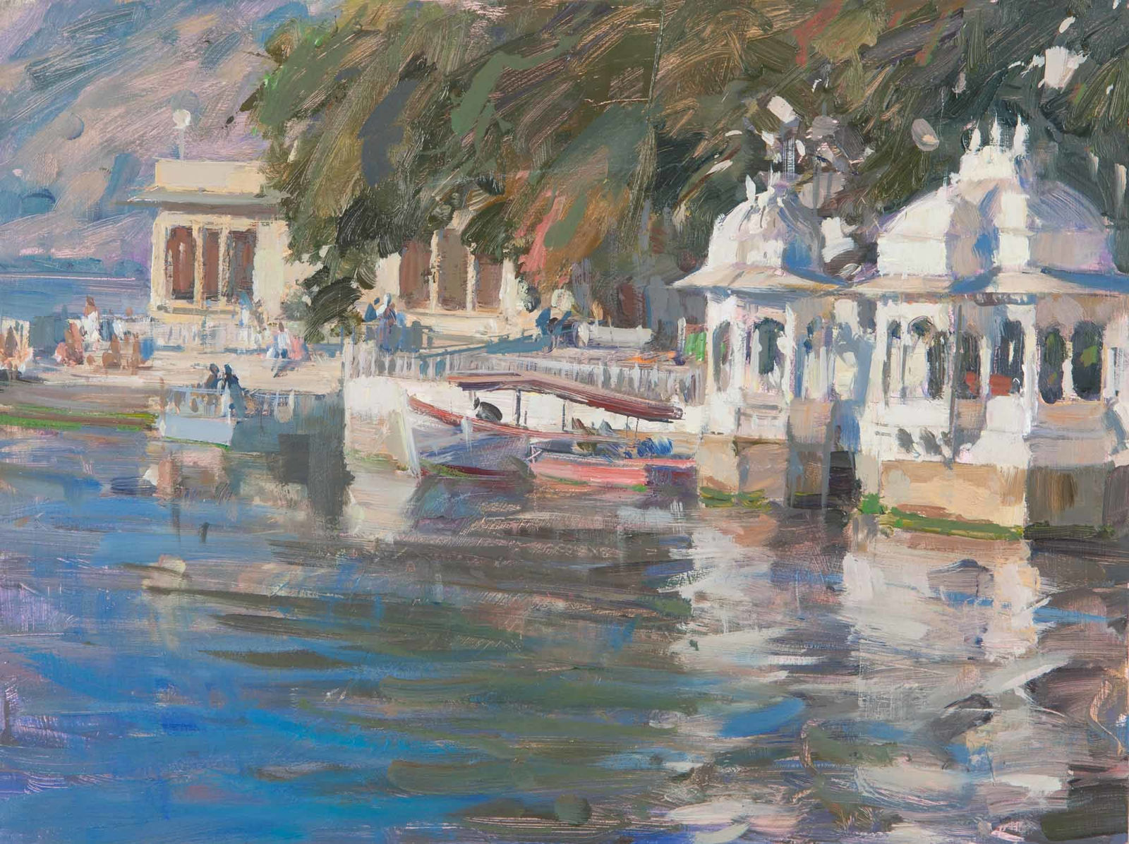 Tom Hoar, Boat Moorings, Amet Haveli