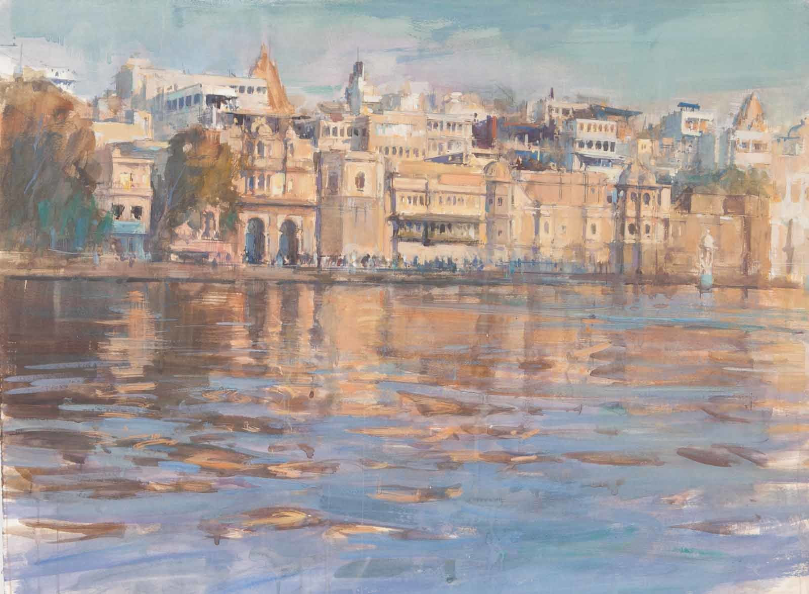 Tom Hoar, Gangaur Ghat at Sunset