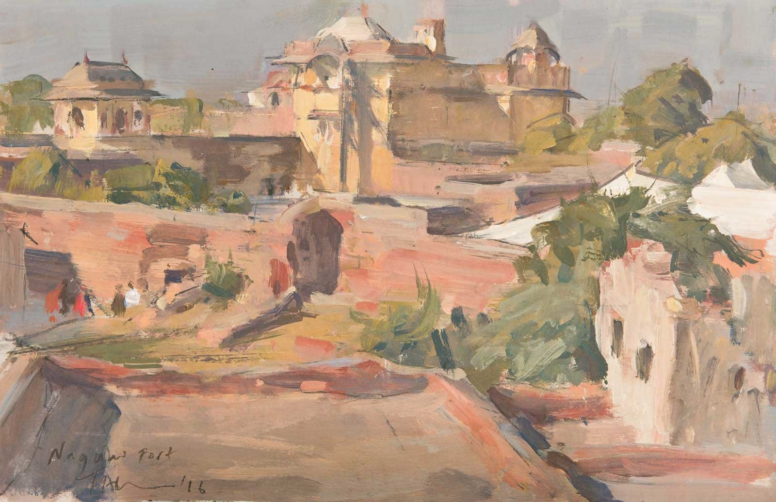 Tom Hoar, Adha Mahal, Nagaur Fort