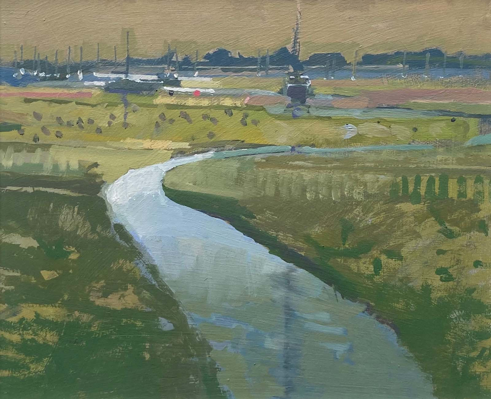 Tom Stevenson, Low Tide and last light, Bosham