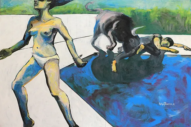 Katya Tzareva, SCENE №3. AT A POOL • СЦЕНА №3. У БАССЕЙНА, 2014