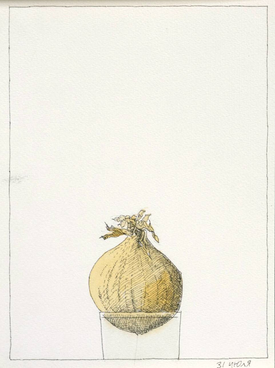 Nikita Alekseev, DAYS AND LABORS OF ONIONS (series of works) • ДНИ И ТРУДЫ РЕПЧАТОГО ЛУКА (серия работ), 2012