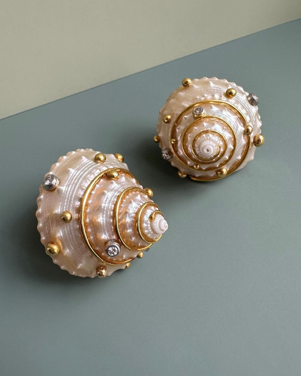 GRIMA, Shell Earrings, 1972