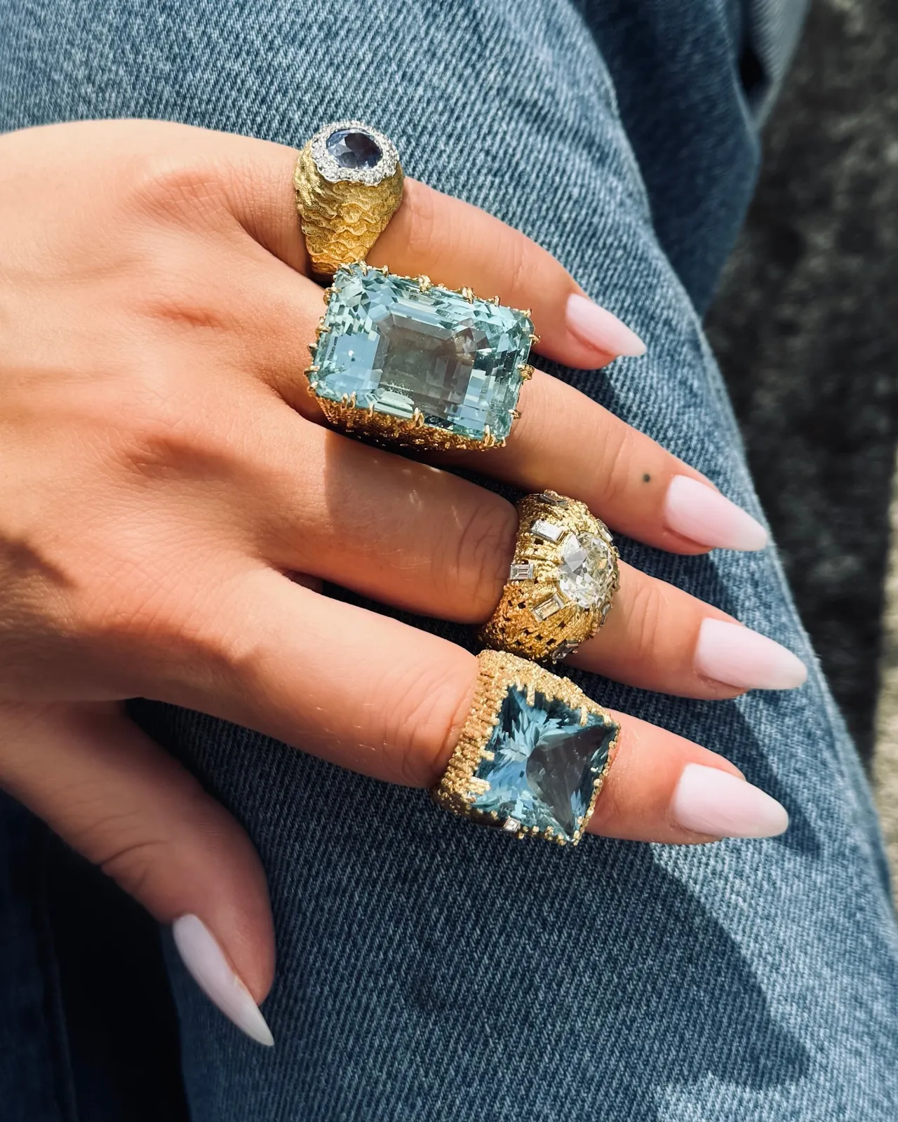 GRIMA, Aquamarine Ring, 1968