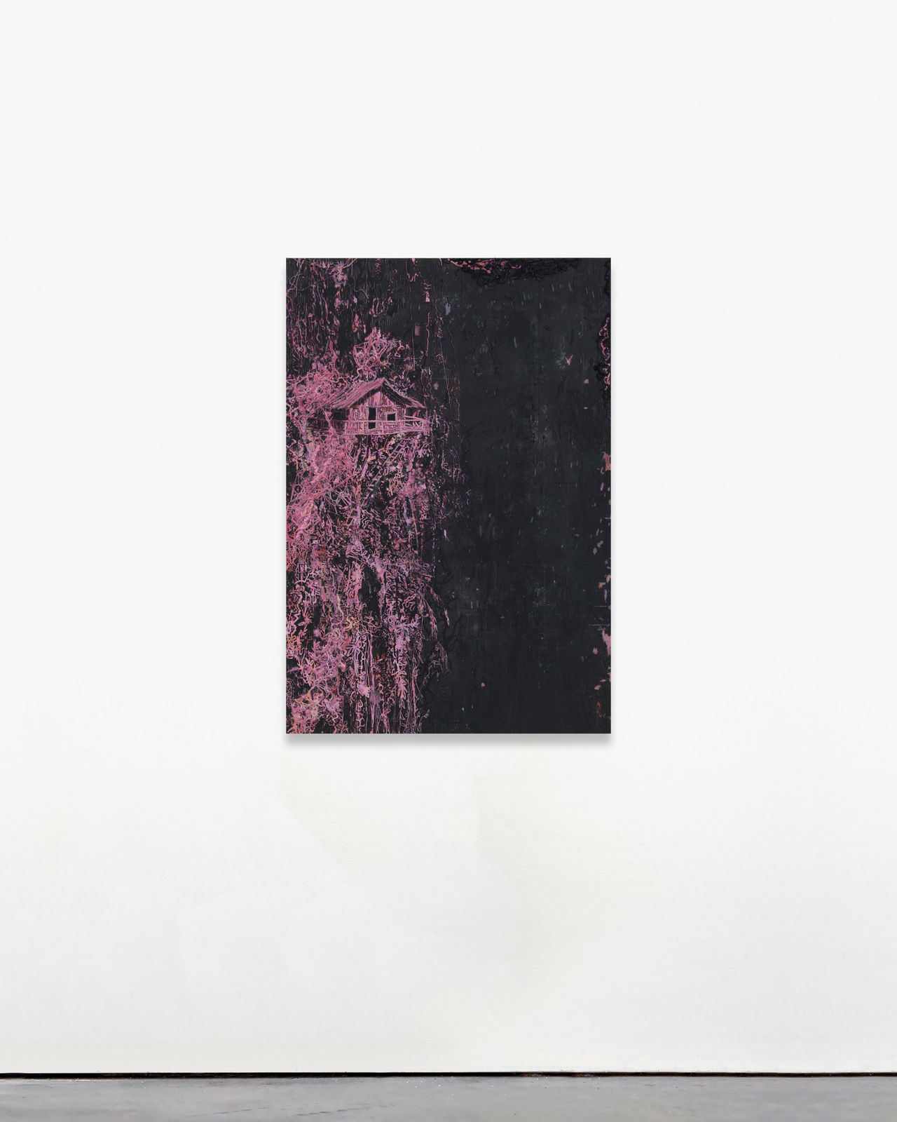 Michael Raedecker, the experiment, 2023