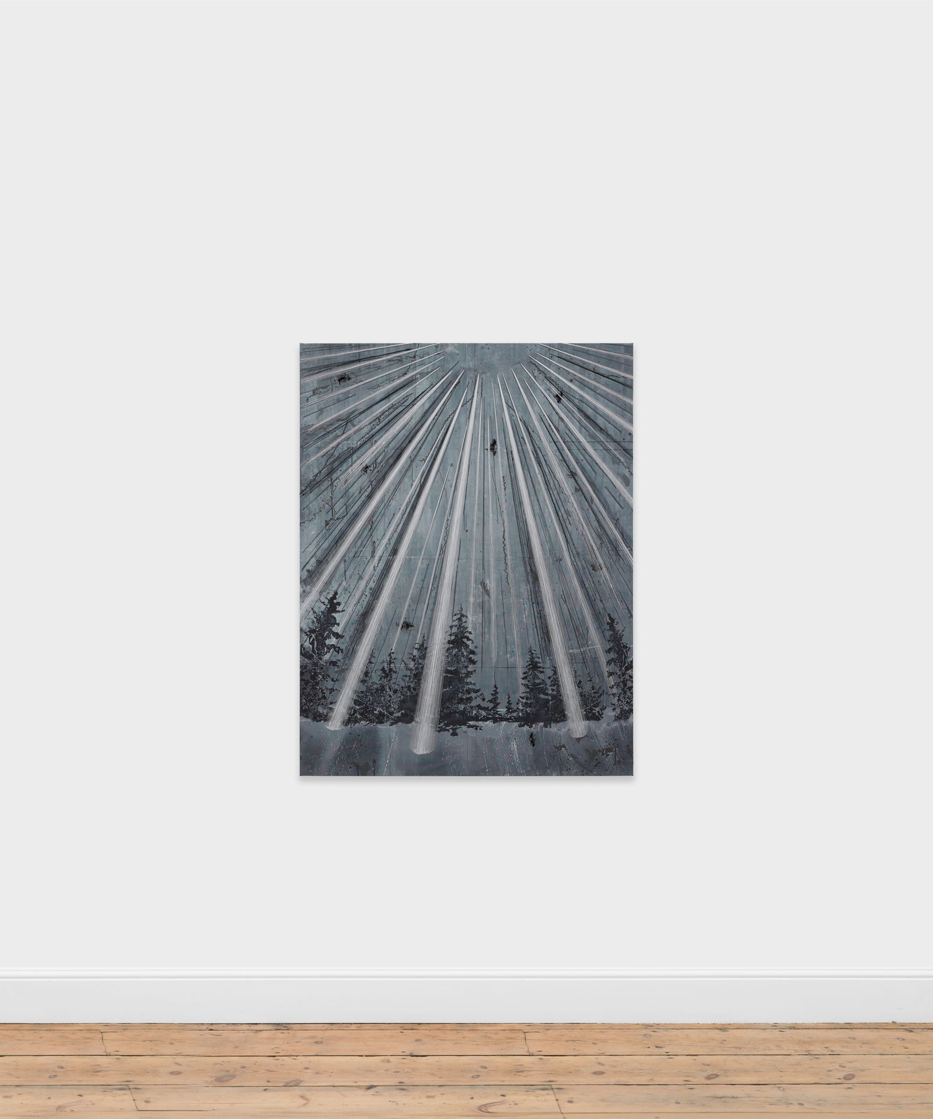 Michael Raedecker, false real, 2025