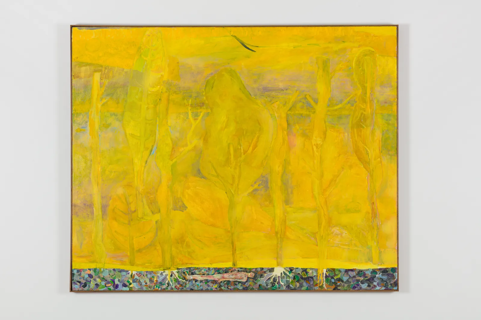 Volker Hüller, Under the Trees (Yellow), 2021